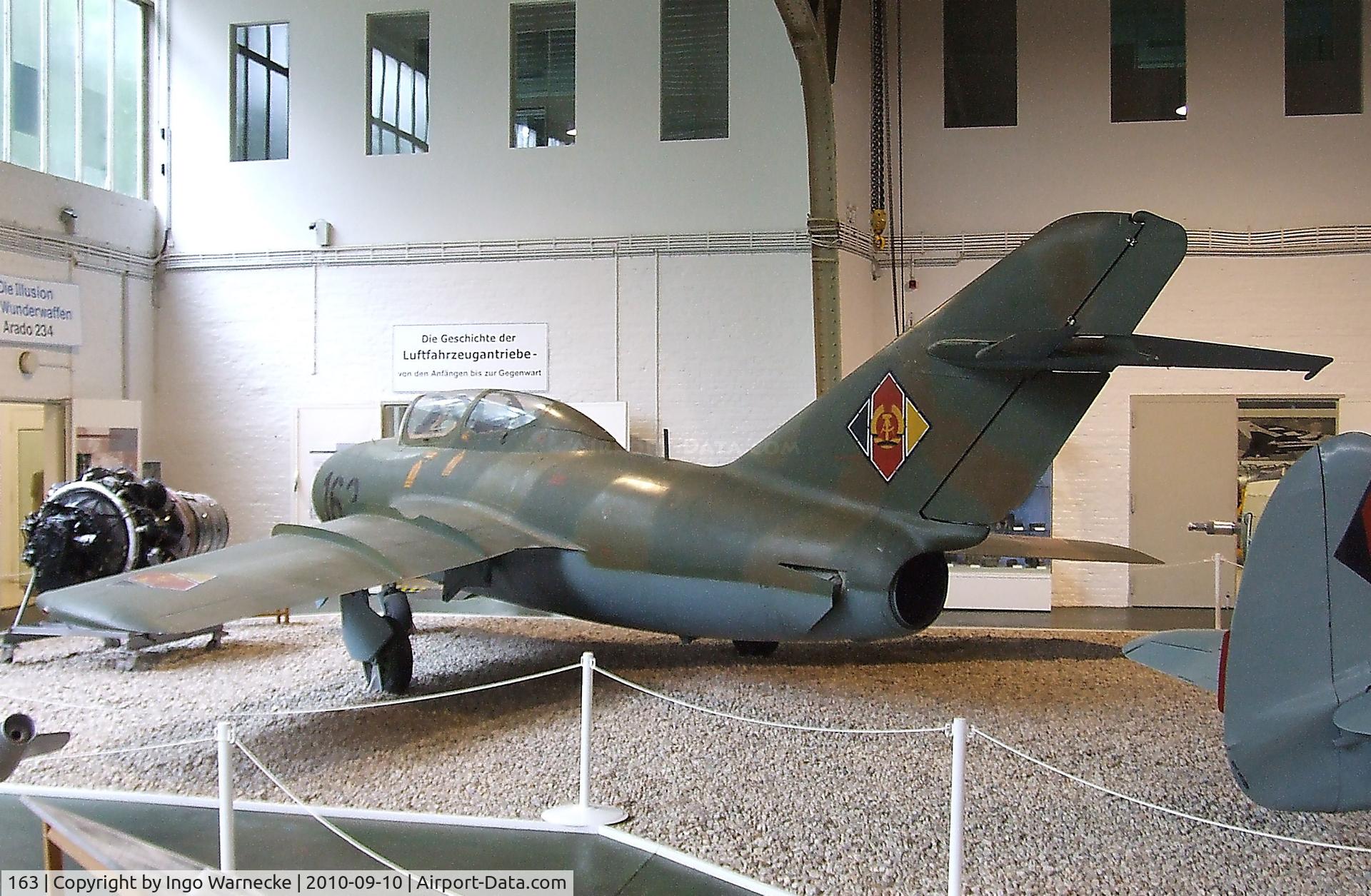 163, 1959 Mikoyan-Gurevich MiG-15 UTI C/N 922257, Mikoyan i Gurevich MiG-15UTI MIDGET at the Luftwaffenmuseum, Berlin-Gatow
