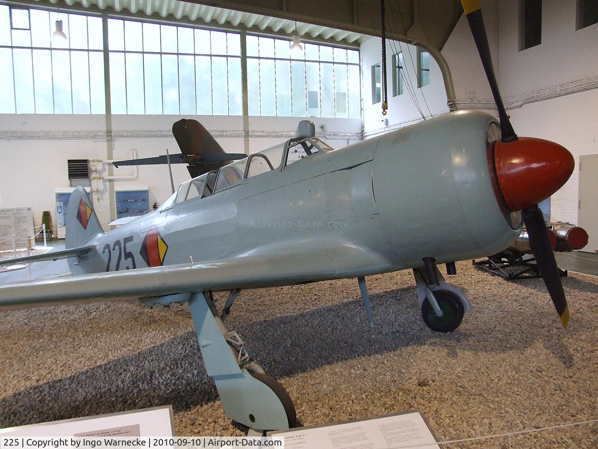 225, Yakovlev Yak-11 C/N 68203, Yakovlev Yak-11 MOOSE at the Luftwaffenmuseum, Berlin-Gatow