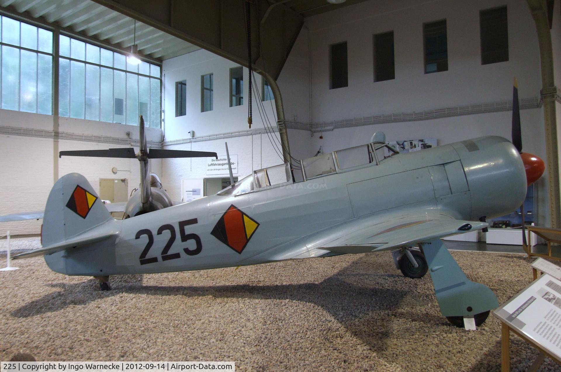 225, Yakovlev Yak-11 C/N 68203, Yakovlev Yak-11 MOOSE at the Luftwaffenmuseum, Berlin-Gatow