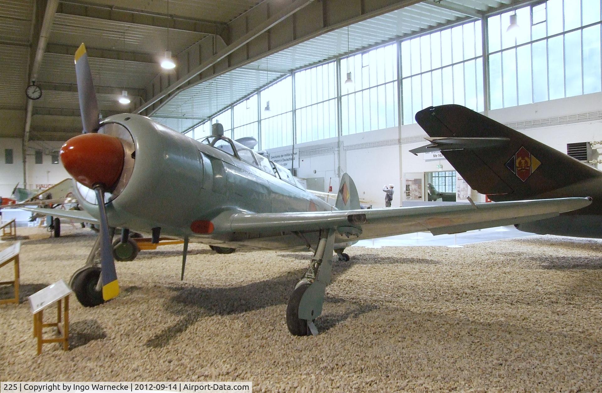 225, Yakovlev Yak-11 C/N 68203, Yakovlev Yak-11 MOOSE at the Luftwaffenmuseum, Berlin-Gatow