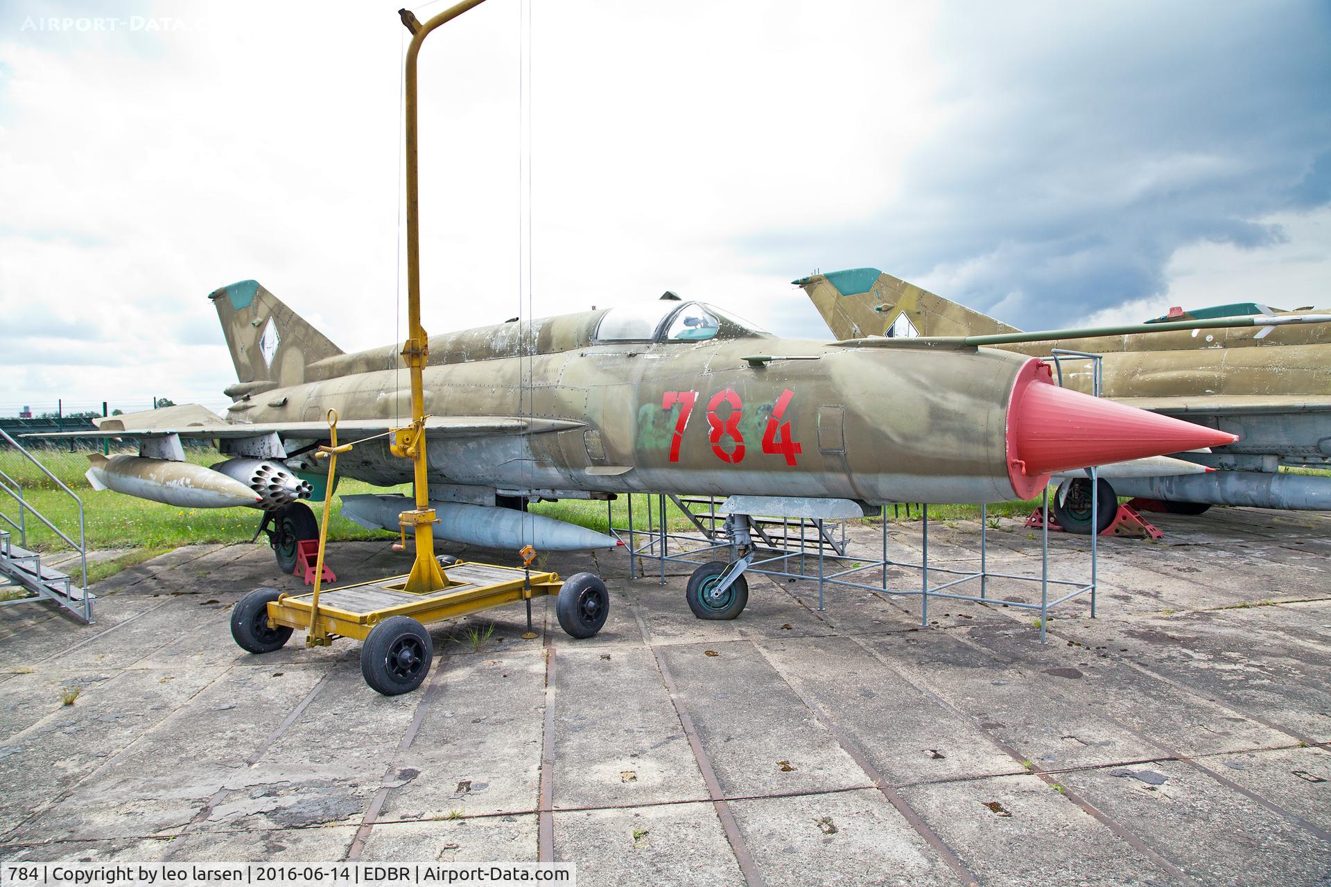 784, 1975 Mikoyan-Gurevich MiG-21MF C/N N96002170, Rothenburg museum 14.6.2016