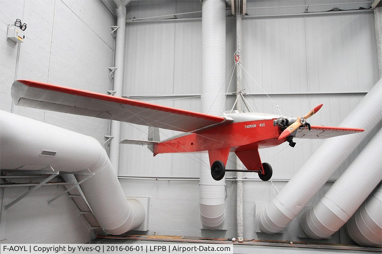 F-AOYL, 1936 Farman F455 Super Moustique C/N 01, Farman F455 Super Moustique, Air & Space Museum Paris-Le Bourget Airport (LFPB-LBG)