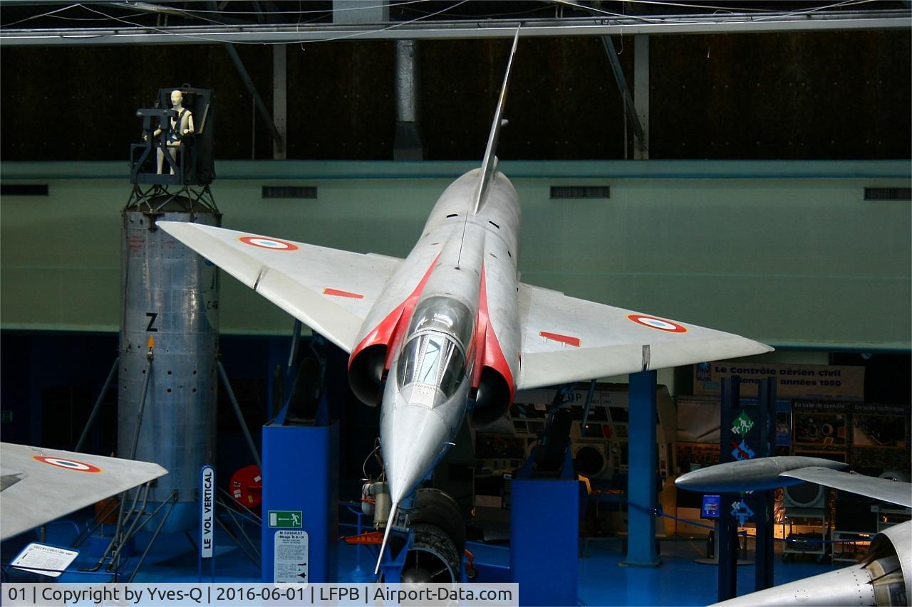 01, 1957 Dassault Mirage IIIA C/N 01, Dassault Mirage III A, Air & Space Museum Paris-Le Bourget (LFPB)