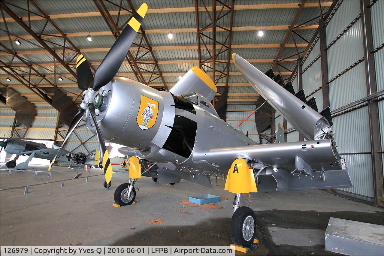 126979, Douglas AD-4N Skyraider C/N 7779, Douglas AD-4N Skyraider, Exibited at Air & Space Museum Paris-Le Bourget (LFPB)