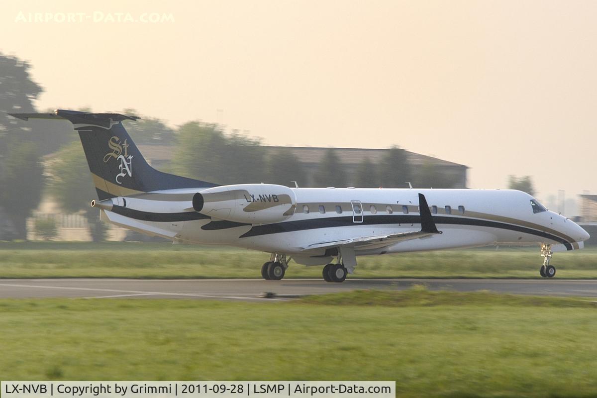 LX-NVB, 2007 Embraer ERJ-135BJ 600 Legacy C/N 14501002, early morning takeoff