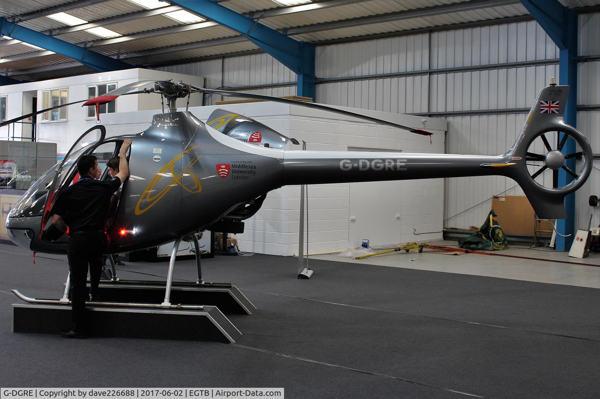 G-DGRE, 2016 Guimbal Cabri G2 C/N 1137, Helicentre Aviations Guimbal Cabri G2 on display at HeliExpo - Booker