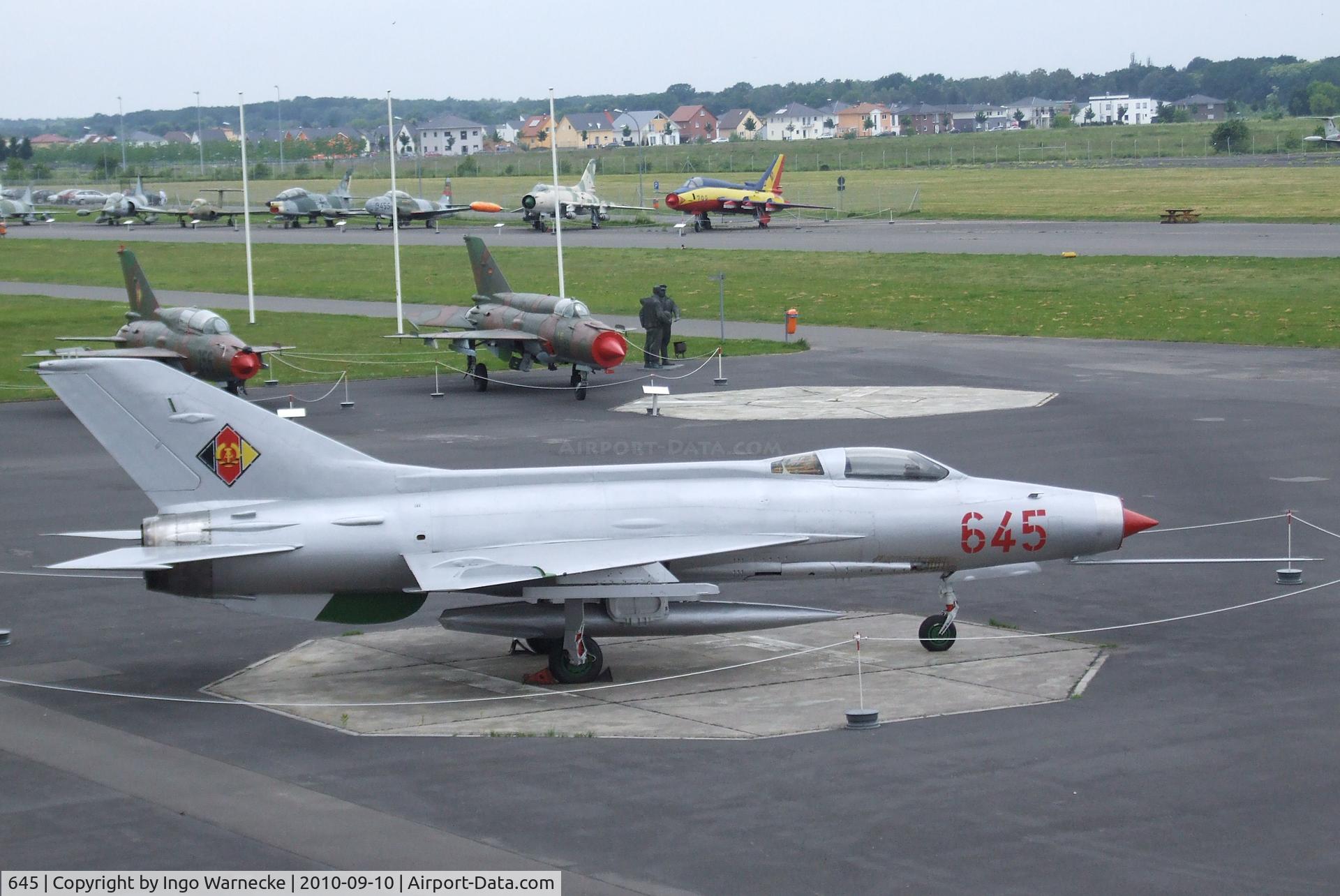 645, Mikoyan-Gurevich MiG-21F-13 C/N 741924, Mikoyan i Gurevich MiG-21F-13 FISHBED-C at the Luftwaffenmuseum, Berlin-Gatow