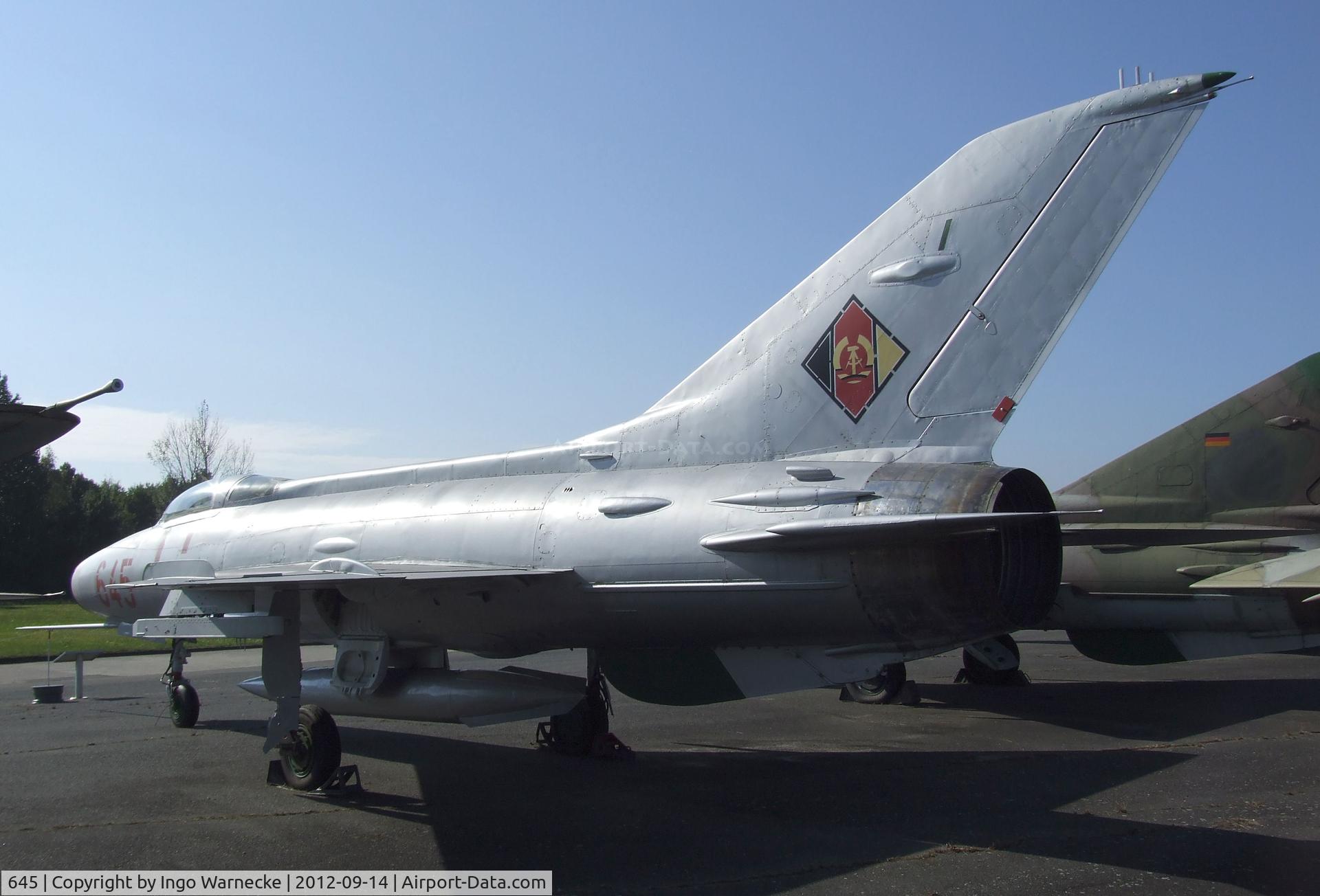 645, Mikoyan-Gurevich MiG-21F-13 C/N 741924, Mikoyan i Gurevich MiG-21F-13 FISHBED-C at the Luftwaffenmuseum, Berlin-Gatow