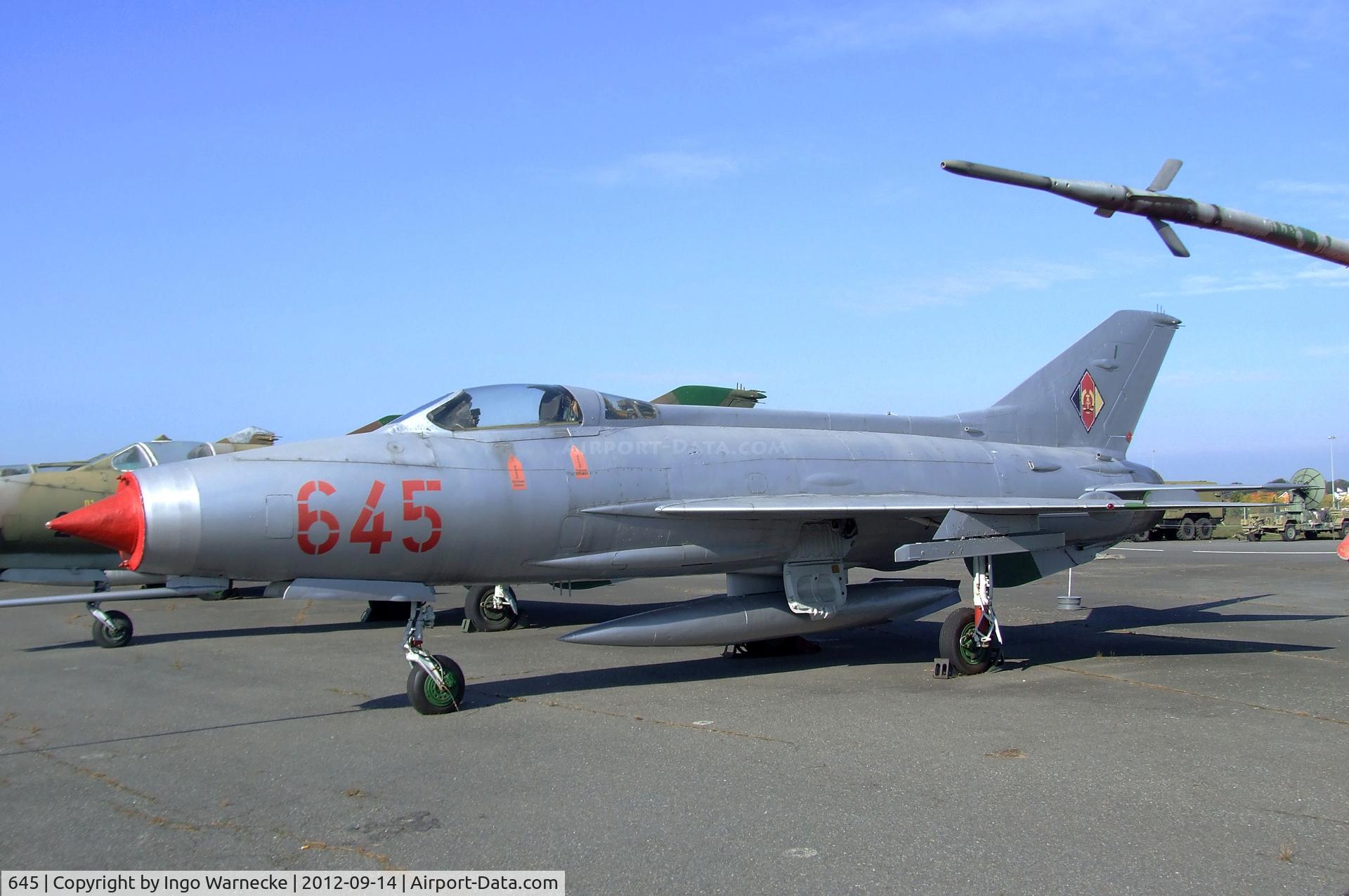 645, Mikoyan-Gurevich MiG-21F-13 C/N 741924, Mikoyan i Gurevich MiG-21F-13 FISHBED-C at the Luftwaffenmuseum, Berlin-Gatow