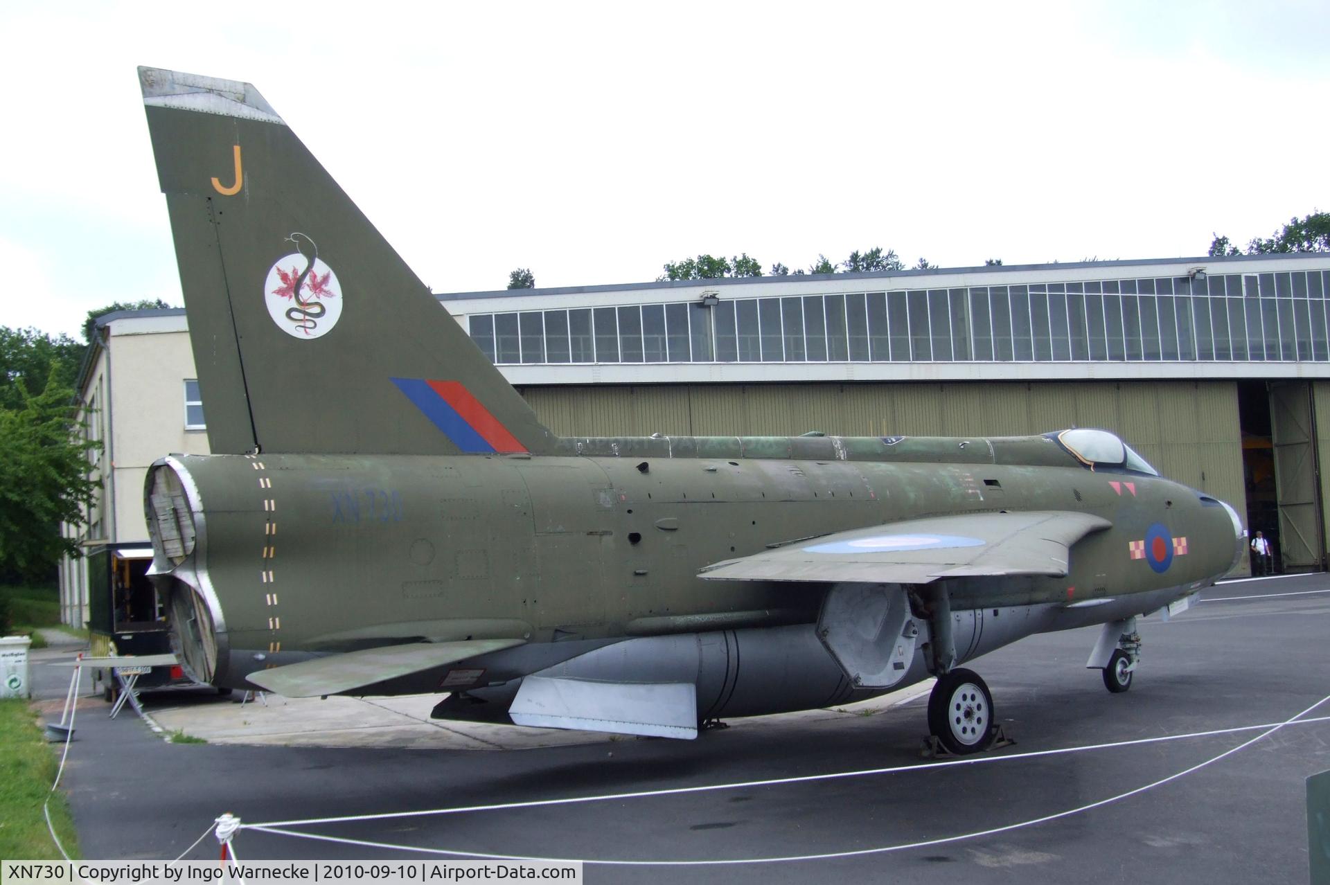 XN730, English Electric Lightning F.2A C/N 95107, English Electric (BAC) Lightning F2A at the Luftwaffenmuseum, Berlin-Gatow