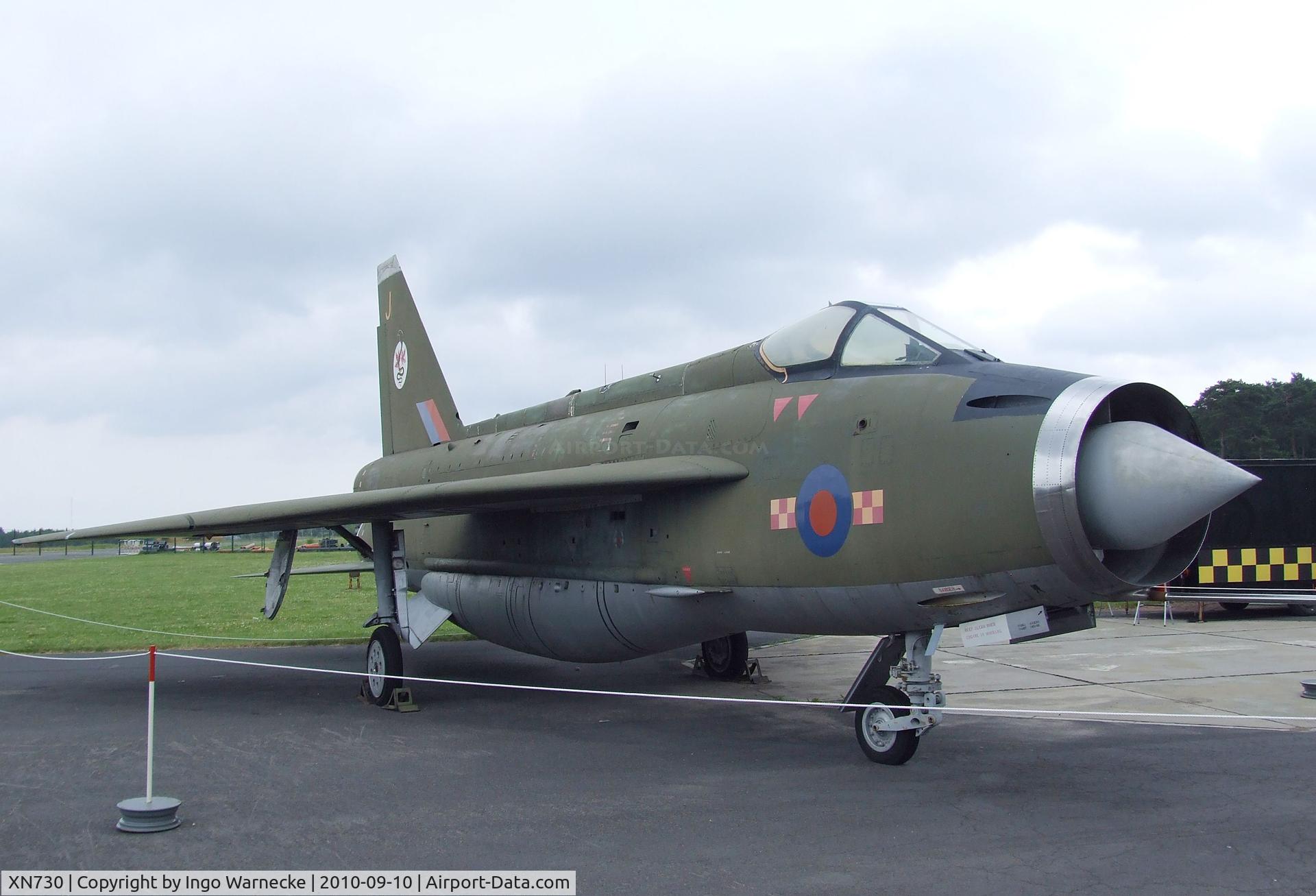 XN730, English Electric Lightning F.2A C/N 95107, English Electric (BAC) Lightning F2A at the Luftwaffenmuseum, Berlin-Gatow