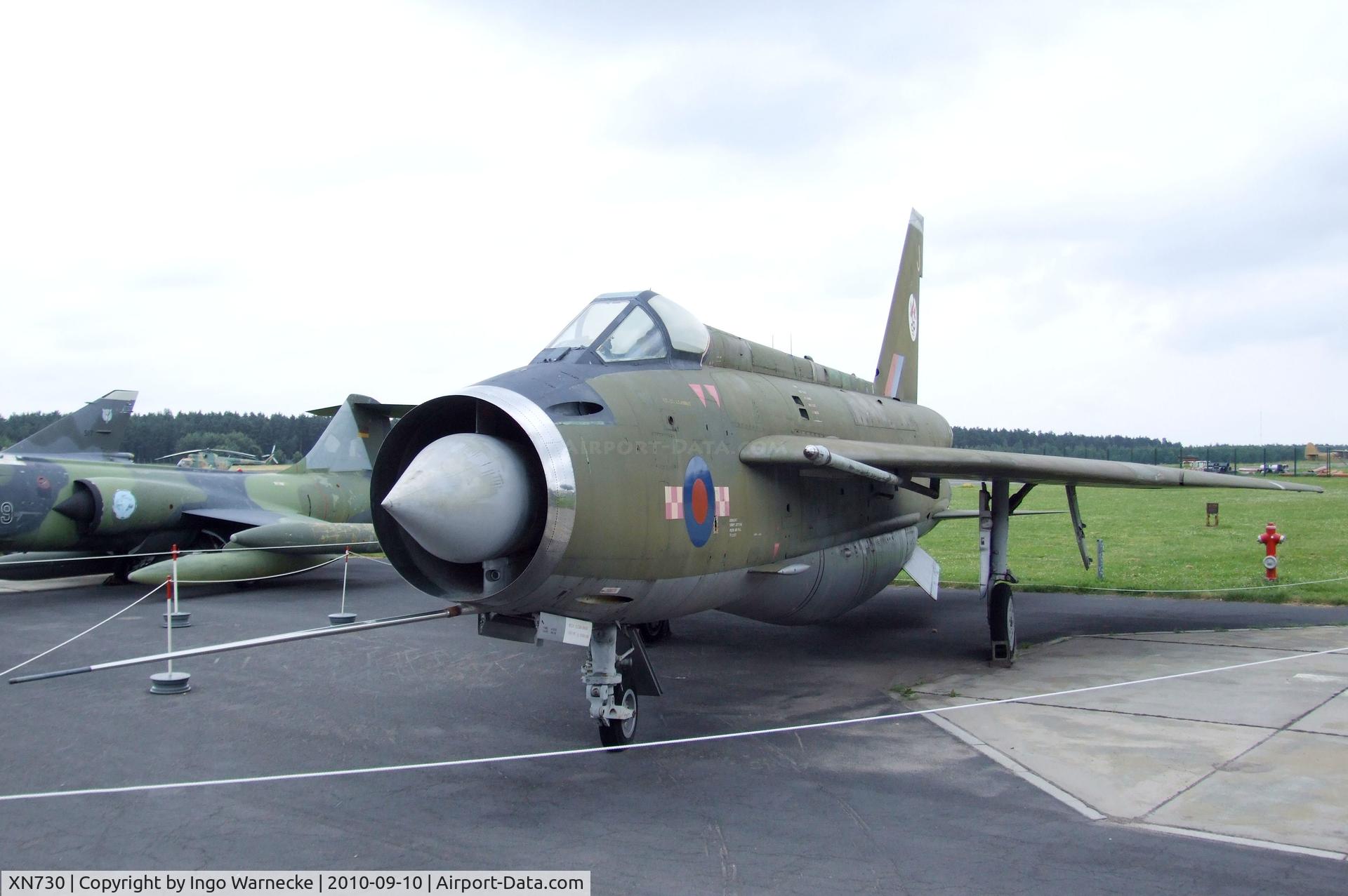 XN730, English Electric Lightning F.2A C/N 95107, English Electric (BAC) Lightning F2A at the Luftwaffenmuseum, Berlin-Gatow