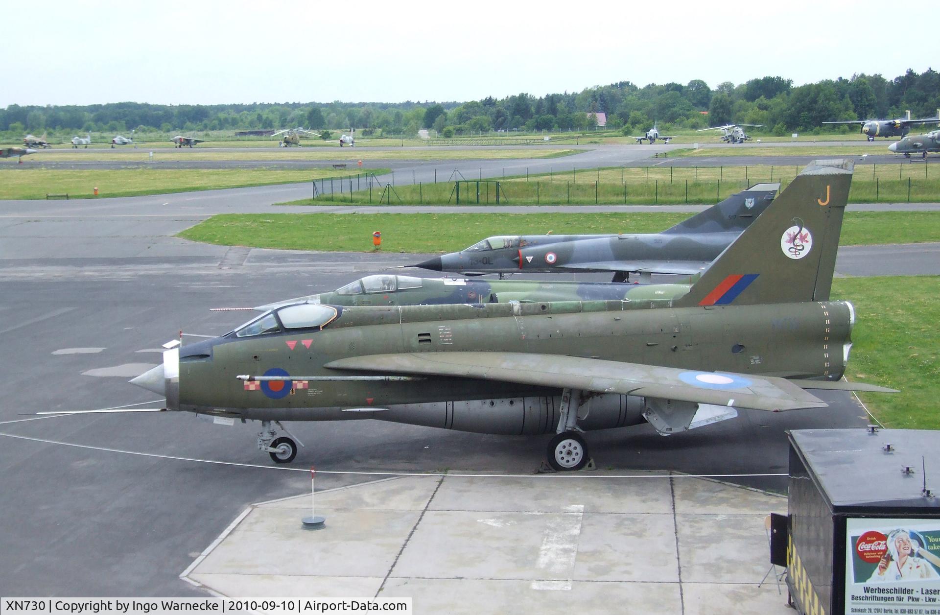 XN730, English Electric Lightning F.2A C/N 95107, English Electric (BAC) Lightning F2A at the Luftwaffenmuseum, Berlin-Gatow