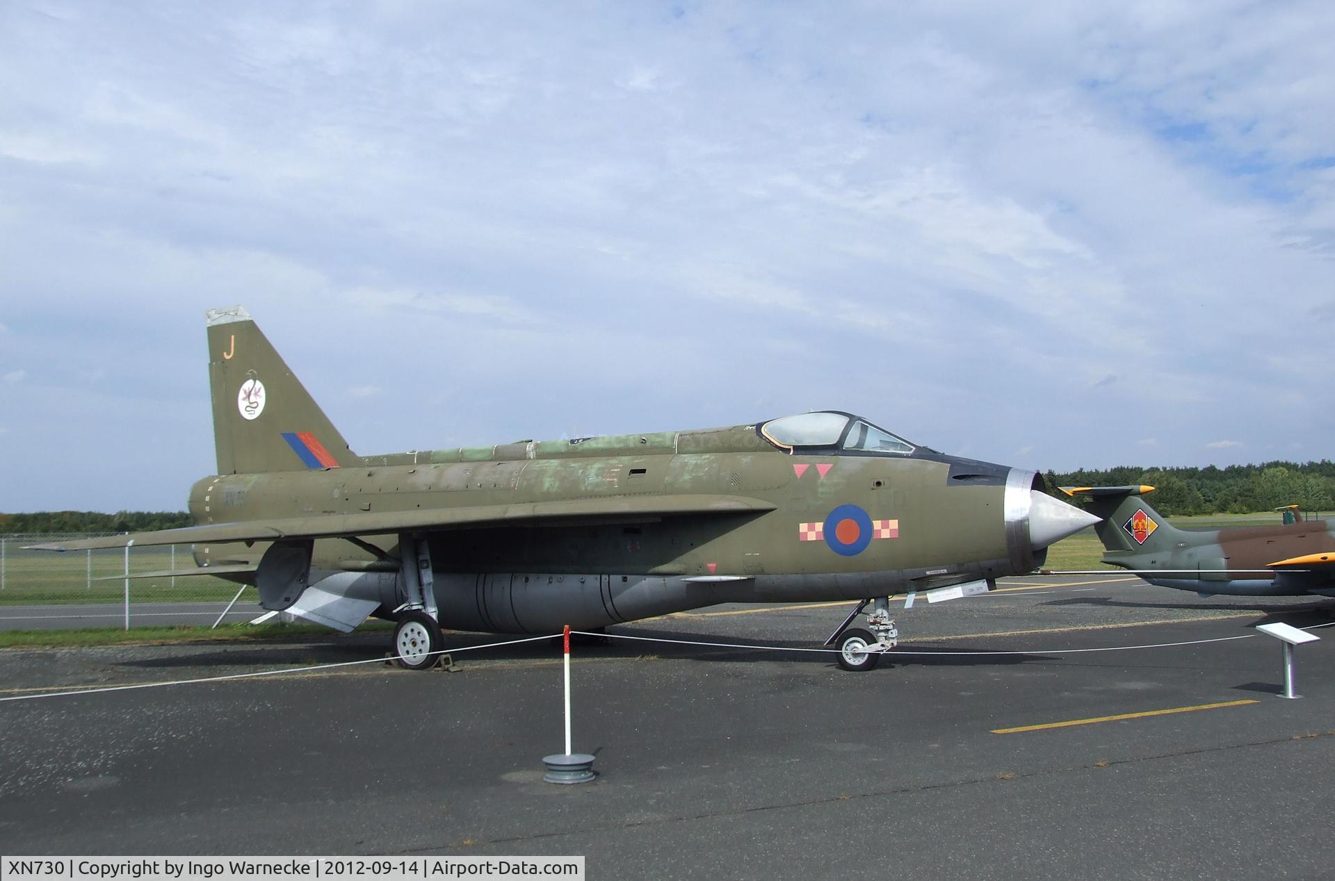XN730, English Electric Lightning F.2A C/N 95107, English Electric (BAC) Lightning F2A at the Luftwaffenmuseum, Berlin-Gatow