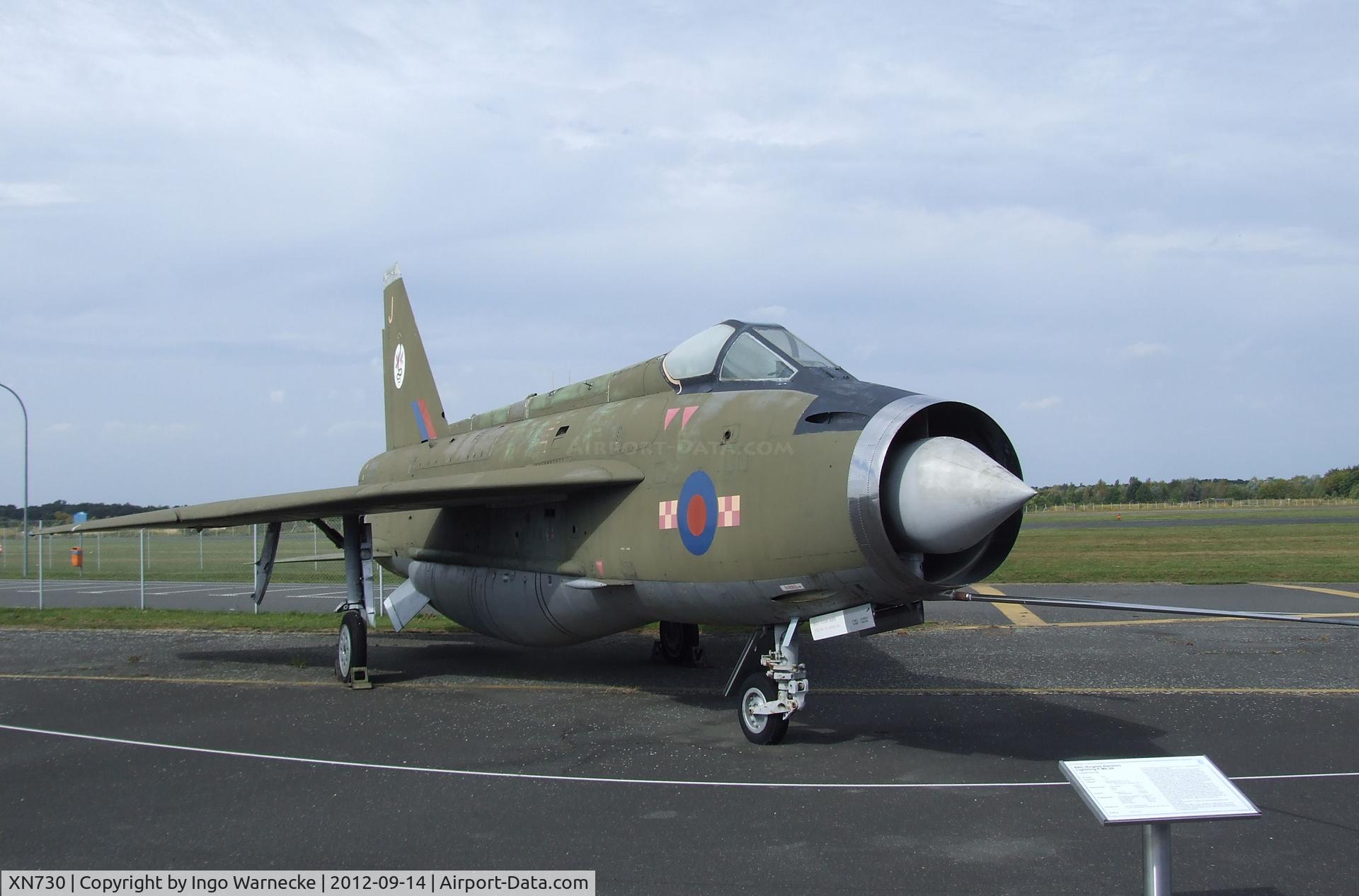 XN730, English Electric Lightning F.2A C/N 95107, English Electric (BAC) Lightning F2A at the Luftwaffenmuseum, Berlin-Gatow