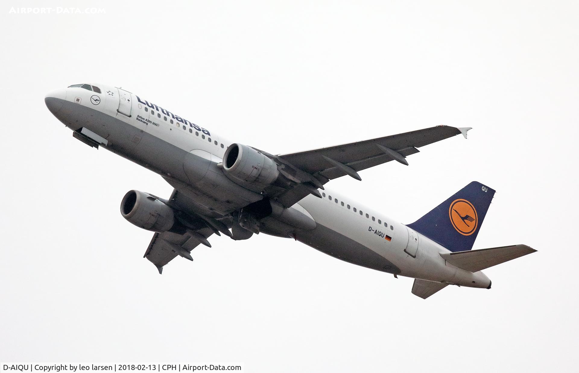 D-AIQU, 2000 Airbus A320-211 C/N 1365, Copenhagen 13.2.2018