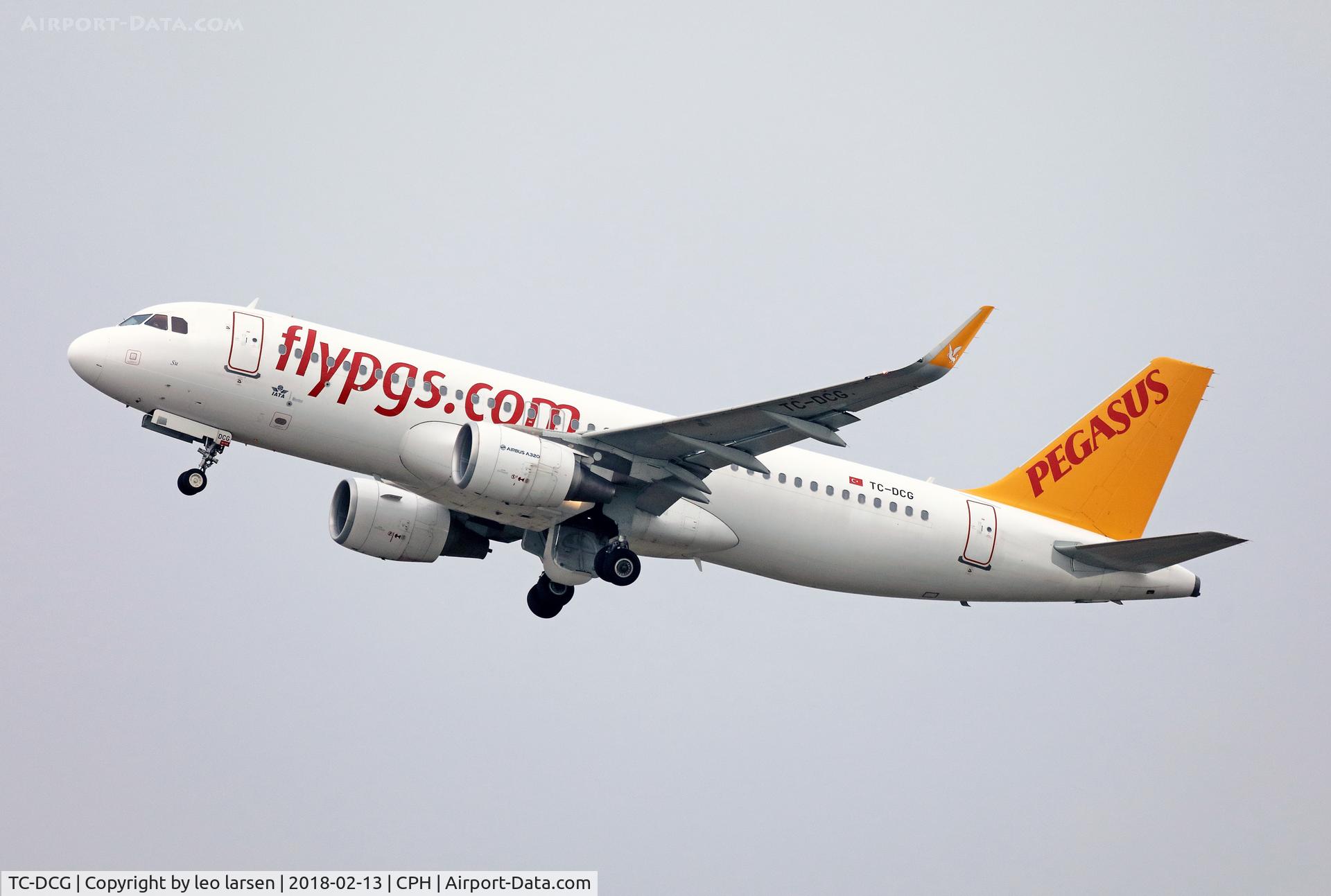 TC-DCG, 2015 Airbus A320-216 C/N 6597, Copenhagen 13.2.2018