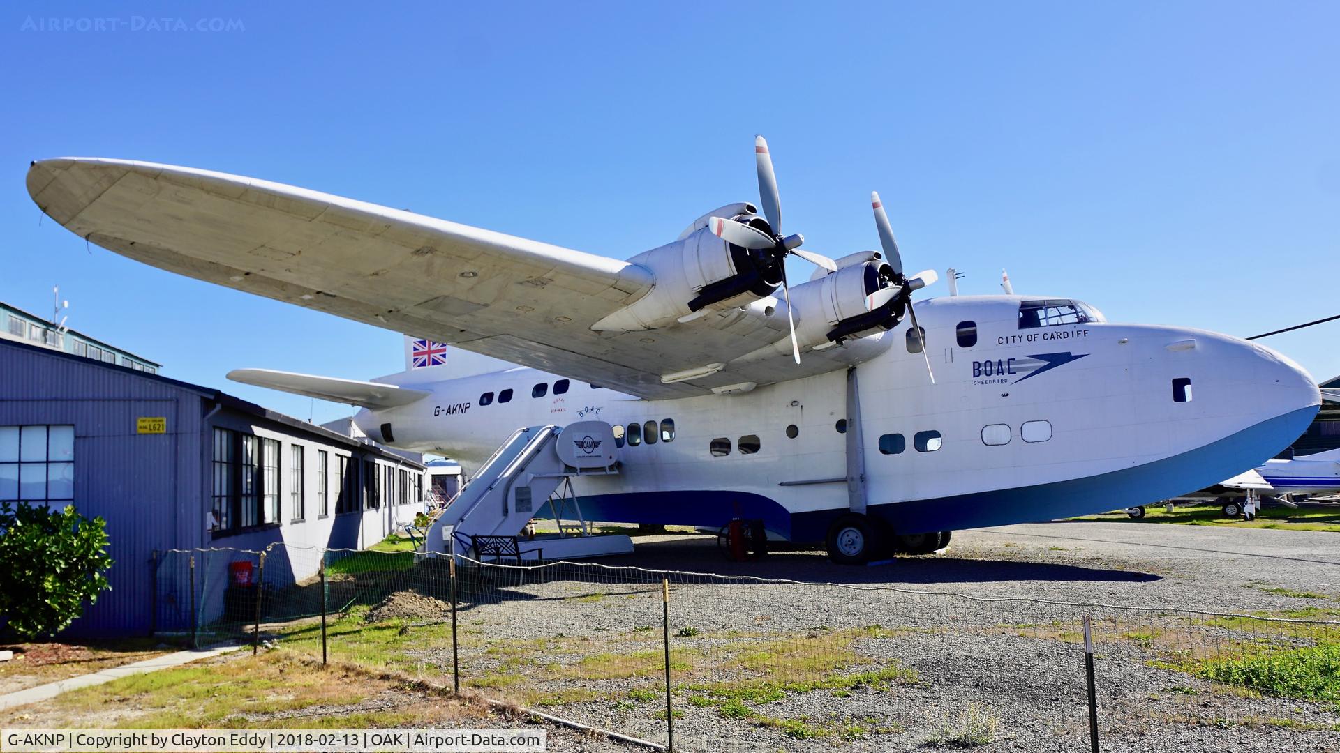 G-AKNP, 1946 Short S45 Solent 3 C/N S.1295, Oakland Air Museum Oakland Airport California 2018.