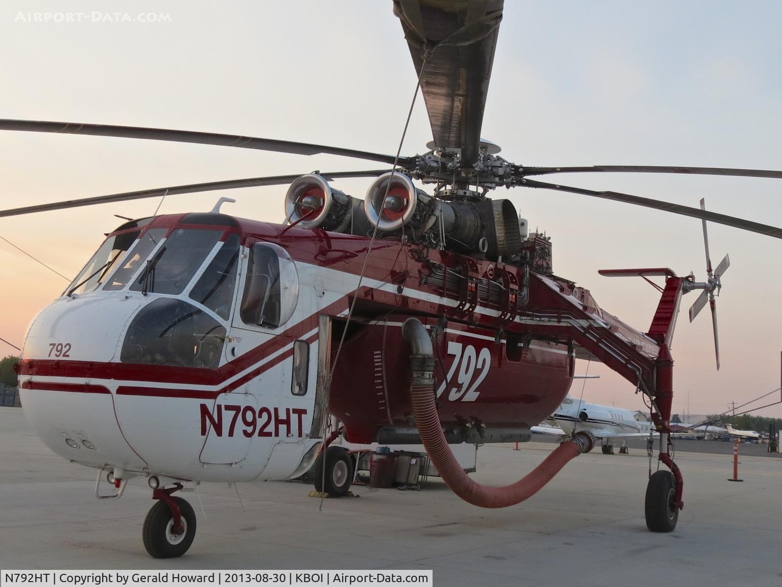N792HT, 1968 Sikorsky CH-54A Tarhe C/N 64.049, Parked on the south GA ramp.
