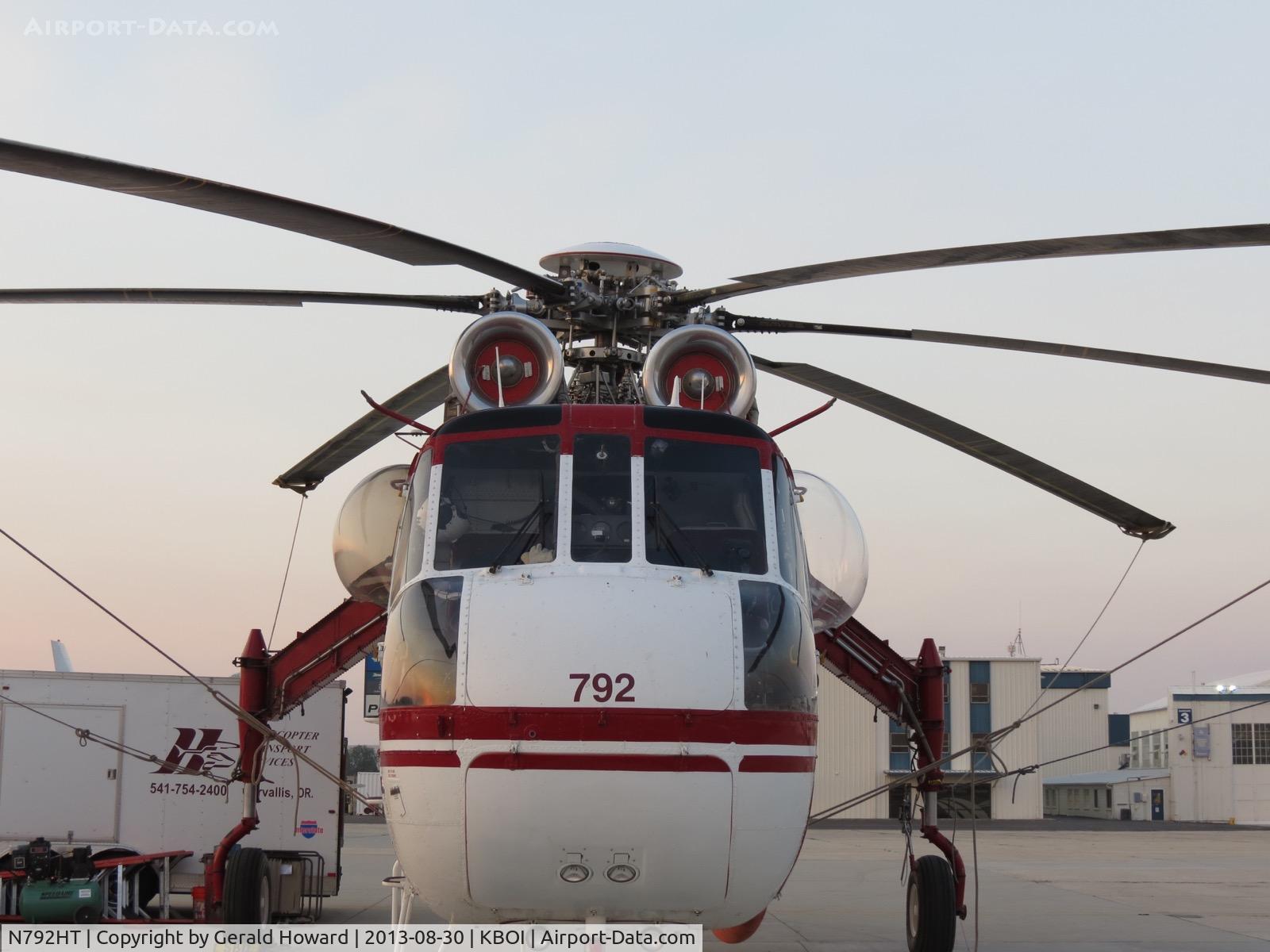 N792HT, 1968 Sikorsky CH-54A Tarhe C/N 64.049, Parked on the south GA ramp.