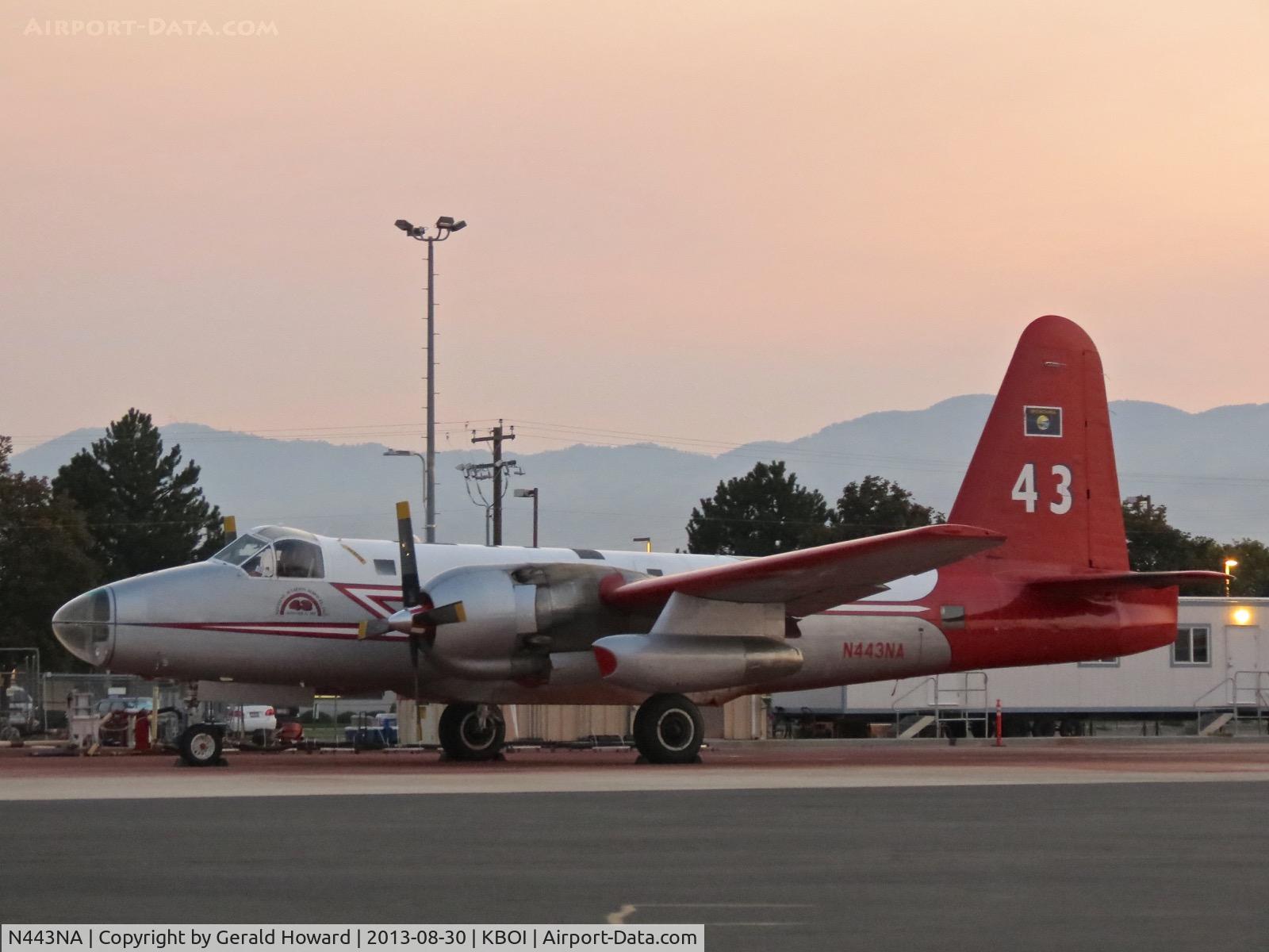 N443NA, 1958 Lockheed P2V-7 Neptune C/N 726-7168 (145906), Parked on the NIFC ramp.