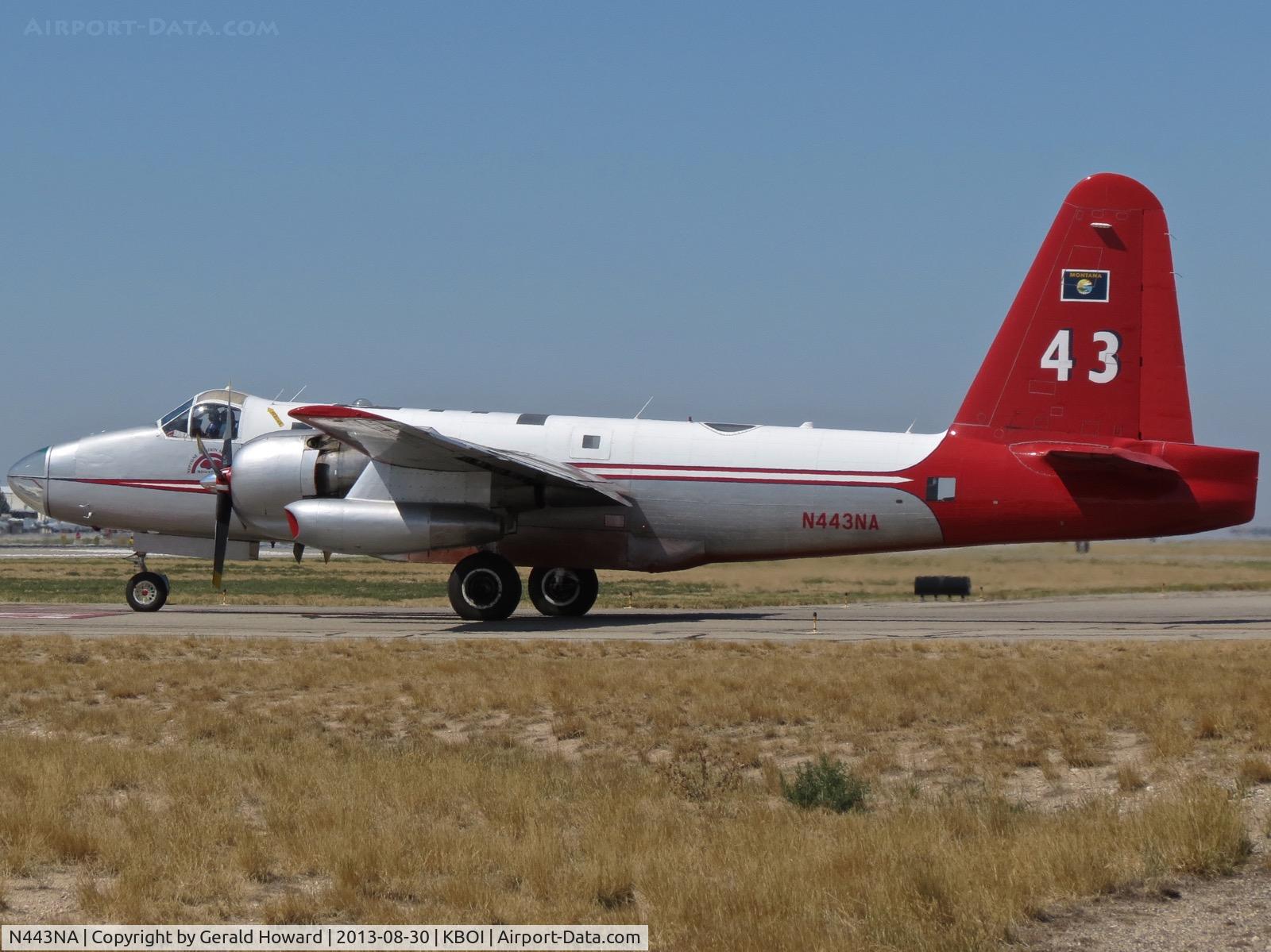 N443NA, 1958 Lockheed P2V-7 Neptune C/N 726-7168 (145906), Taxiing on Mike between the runways.