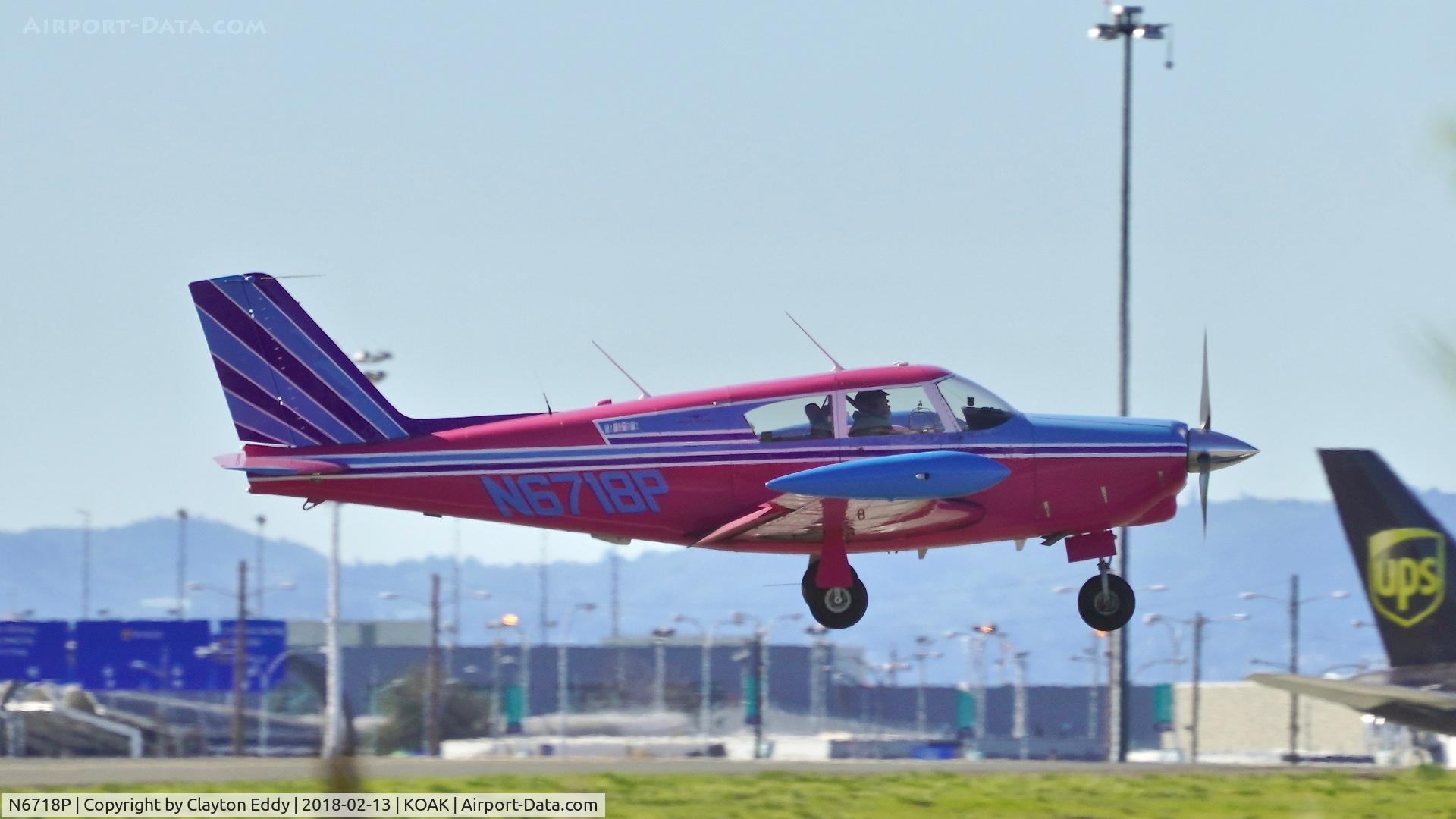 N6718P, 1960 Piper PA-24 Comanche C/N 24-1844, Oakland Airport California 2018.