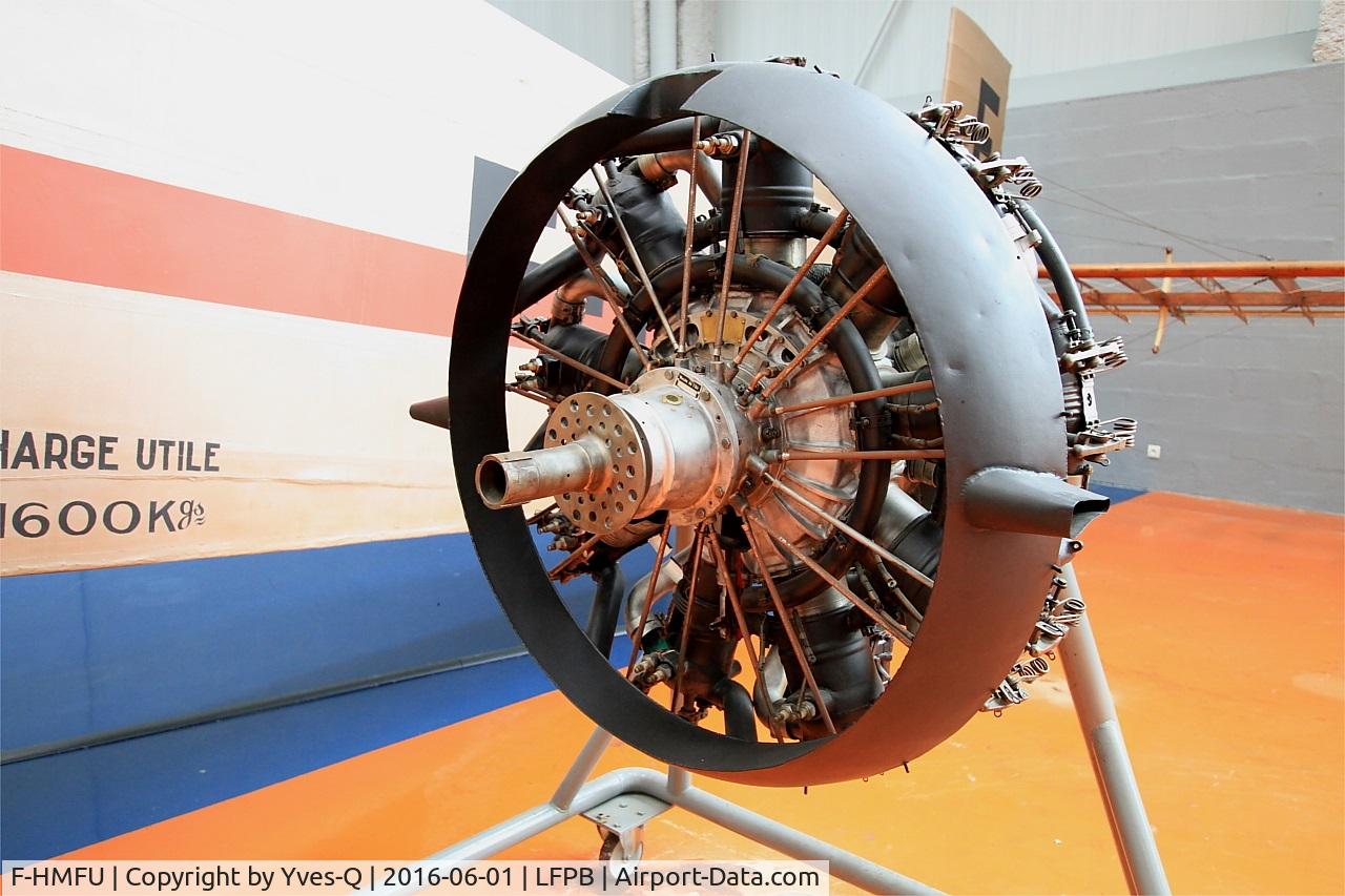 F-HMFU, 1920 Farman F.60 Goliath C/N 3, Salmson Z9, 9-cylinder radial engine. Two of these engines propelled the Farman F.60 Goliath, Air & Space Museum Paris-Le Bourget (LFPB)