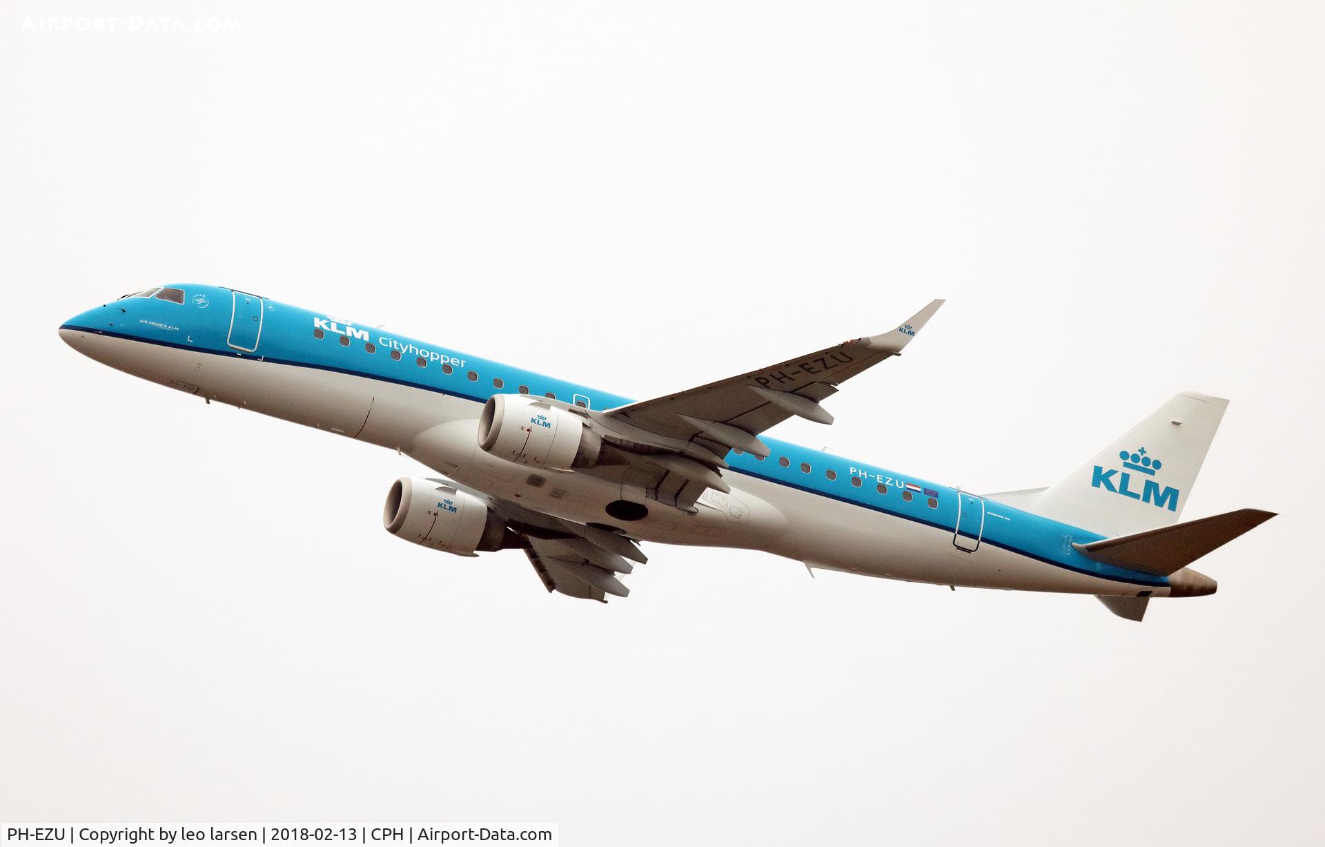 PH-EZU, 2012 Embraer 190LR (ERJ-190-100LR) C/N 19000522, Copenhagen 13.2.2018