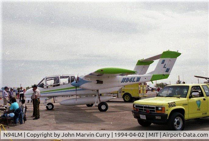 N94LM, 1968 North American Rockwell OV-10A Bronco C/N 321-142, Minter Field airshow, Shafter, California, April 1994.