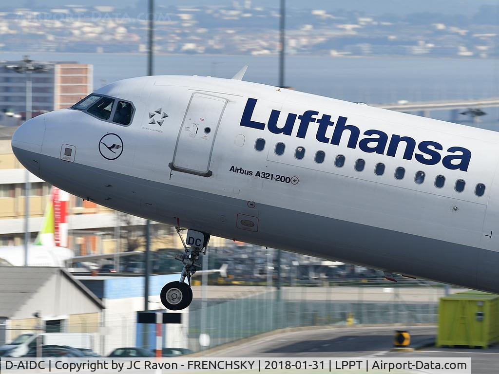 D-AIDC, 2010 Airbus A321-231 C/N 4560, Lufthansa take off runway 03