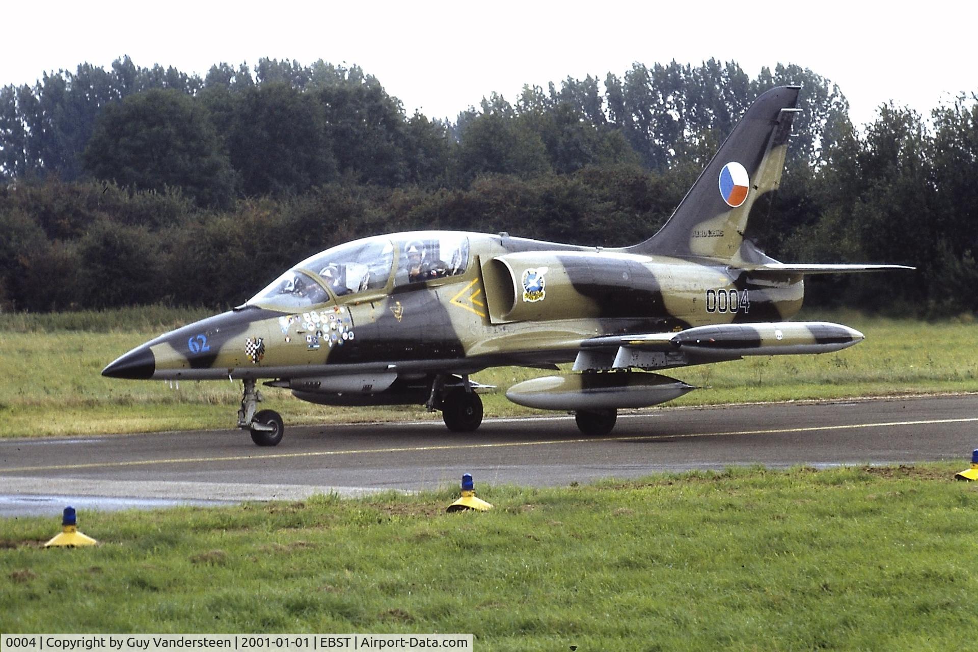 0004, 1992 Aero L-39MS Albatros C/N 040004, CZAF L-39 0004 @EBST Sept 1994