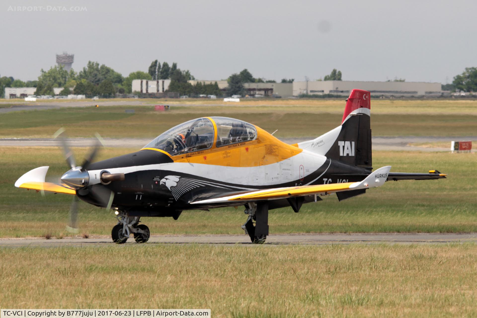 TC-VCI, TAI (Turkish Aerospace Industries) Hürkus A C/N A-002, at SIAE 2017