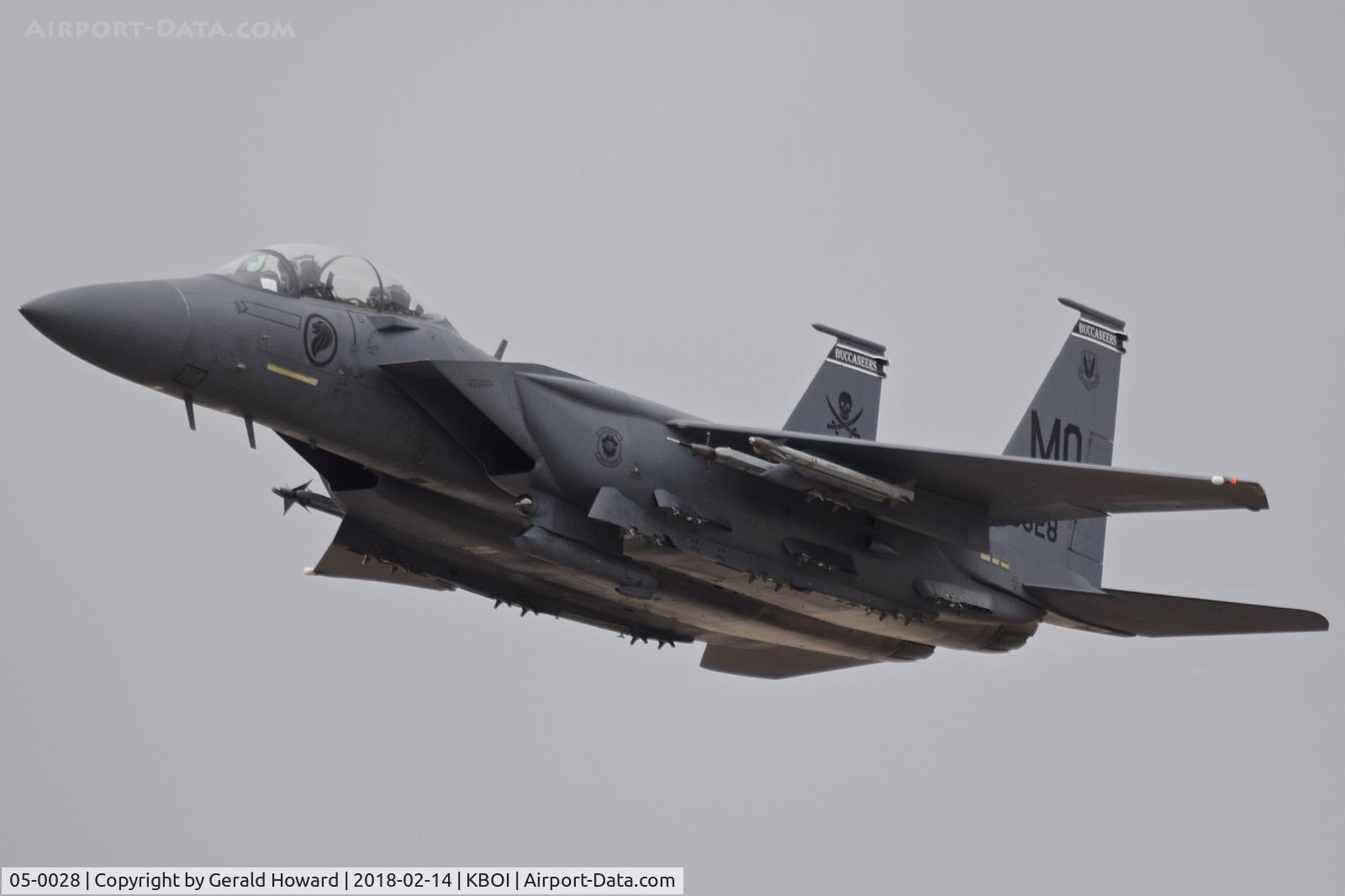 05-0028, 2005 Boeing F-15SG Strike Eagle C/N SG28, Low approach to RWY 10L.  428th Fighter Sq. 
