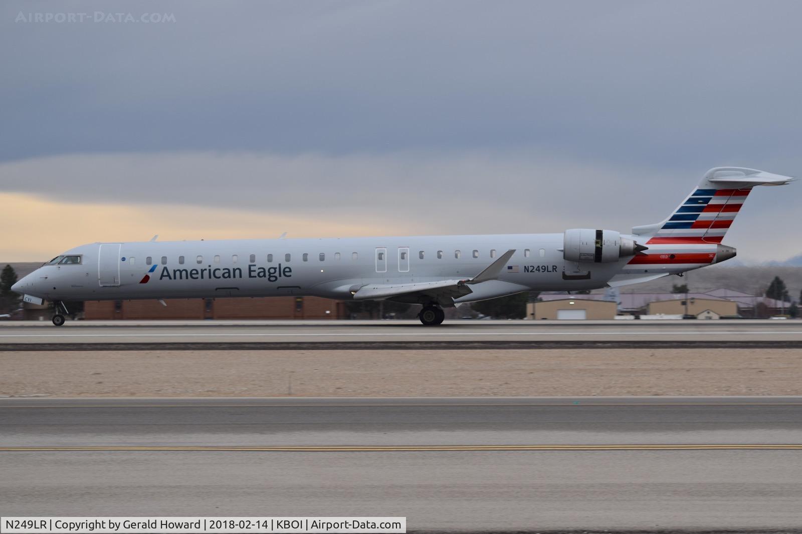 N249LR, 2011 Bombardier CRJ-900LR (CL-600-2D24) C/N 15275, Landing roll out on RWY 10L.