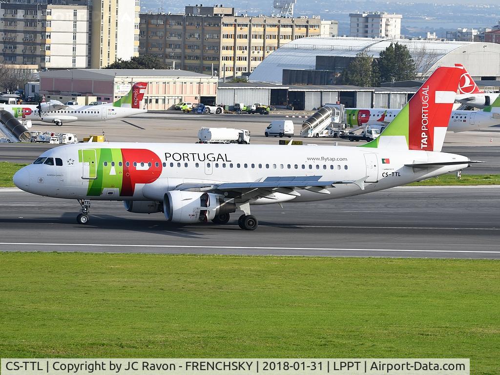 CS-TTL, 1999 Airbus A319-111 C/N 1100, 