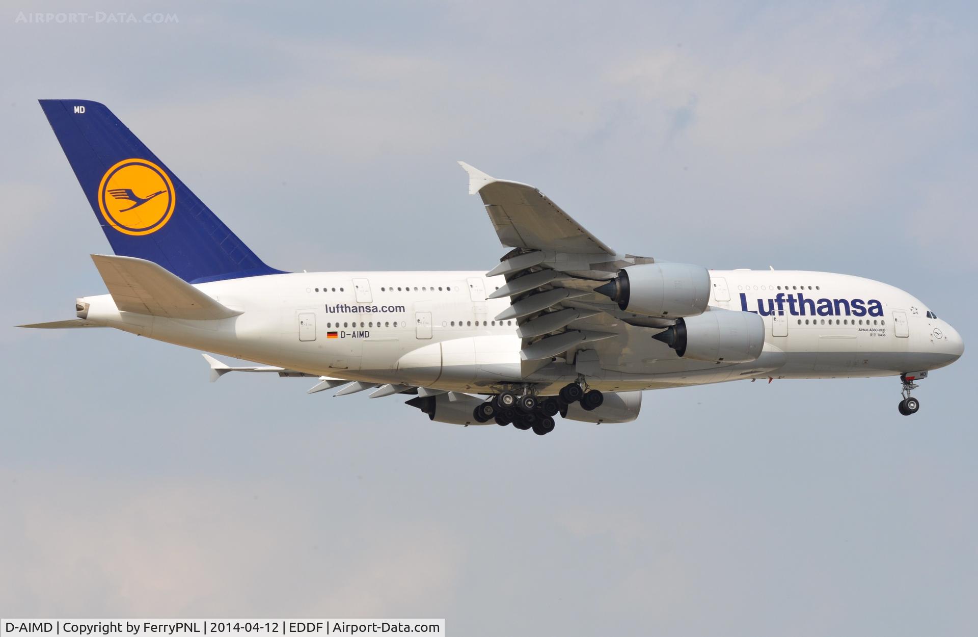 D-AIMD, 2010 Airbus A380-841 C/N 048, Lufthansa A388