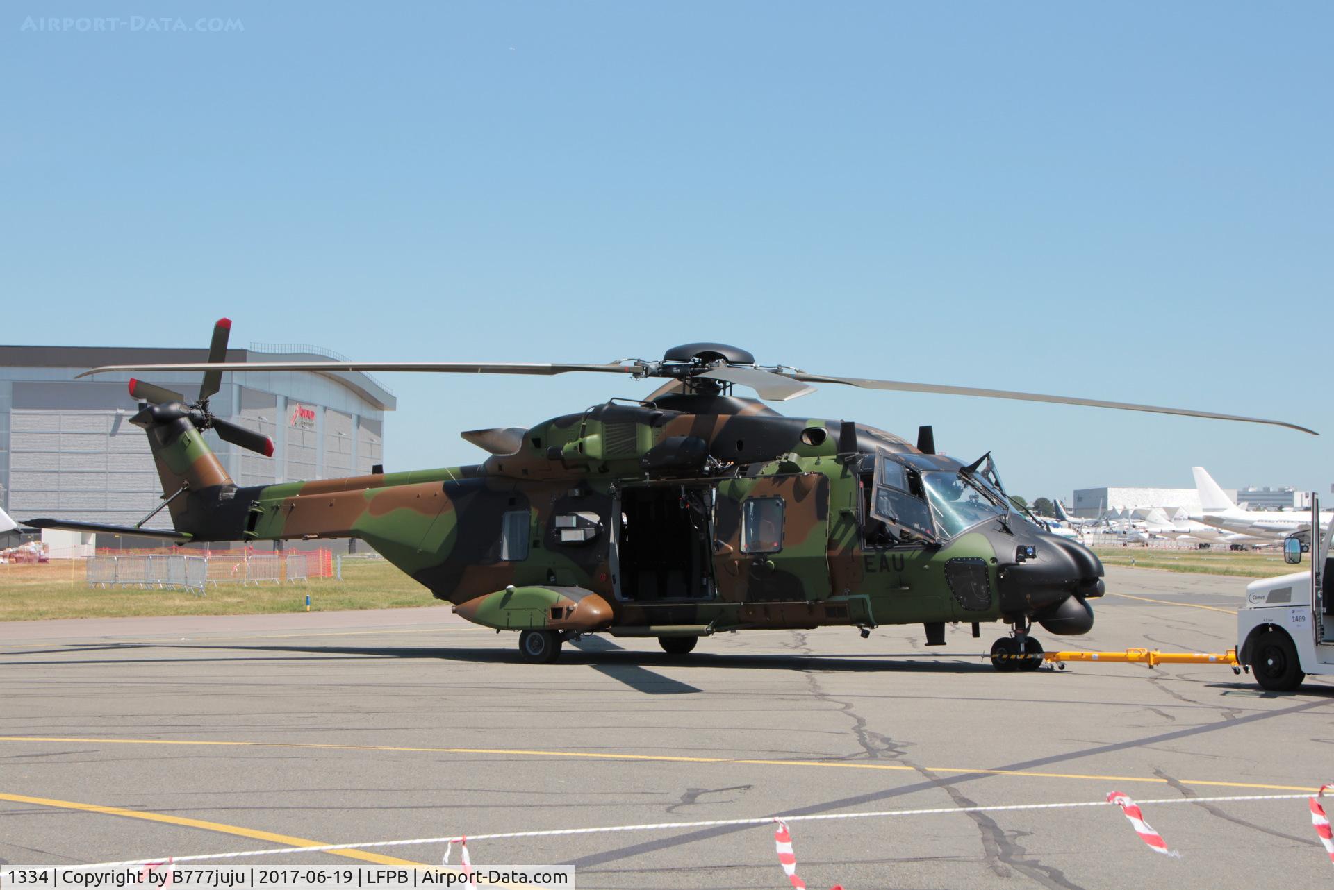 1334, NHI NH-90 TTH Caiman C/N 1334, for flight during SIAE 2017