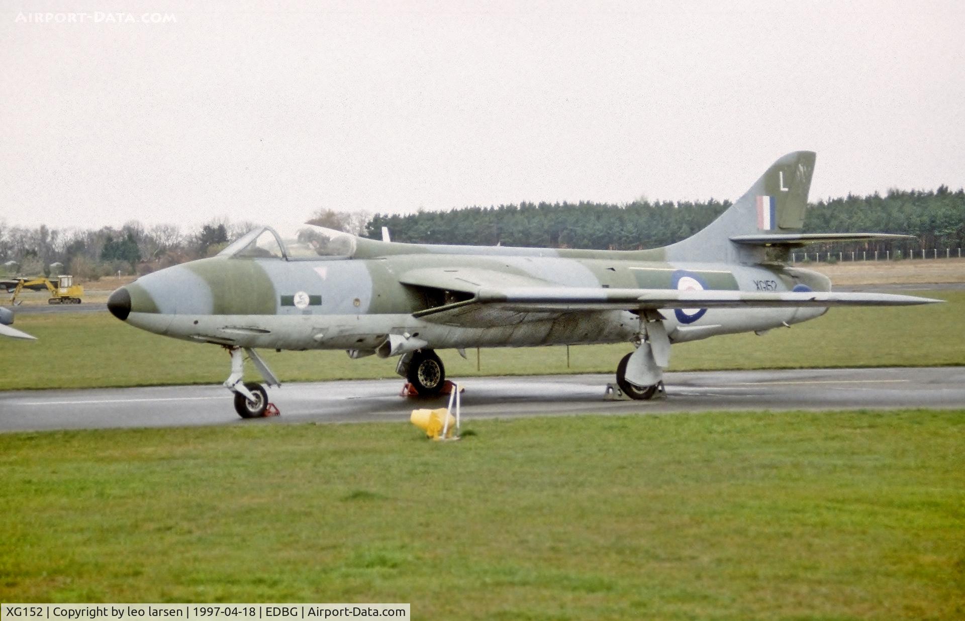 XG152, 1956 Hawker Hunter F.6 C/N S4/U/3385, Berlin-Gatow museum 18.4.1997