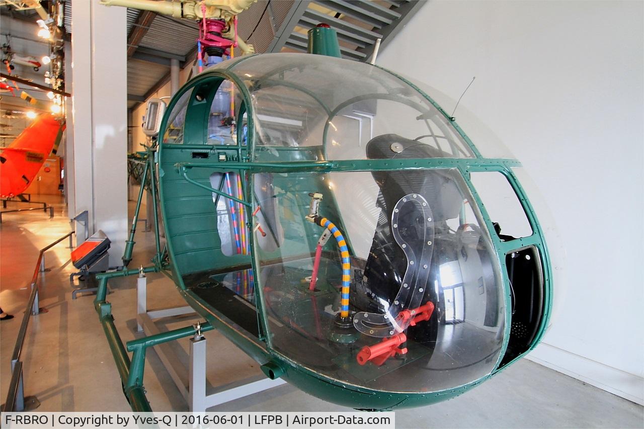 F-RBRO, Sud SA-313B Alouette II C/N 1703, Sud Aviation Alouette II SA 313 B n° 1703, Air & Space Museum Paris-Le Bourget (LFPB)