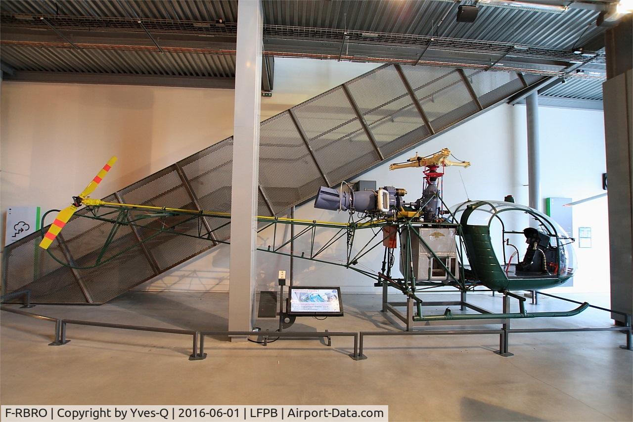 F-RBRO, Sud SA-313B Alouette II C/N 1703, Sud Aviation Alouette II SA 313 B n° 1703, Air & Space Museum Paris-Le Bourget (LFPB)
