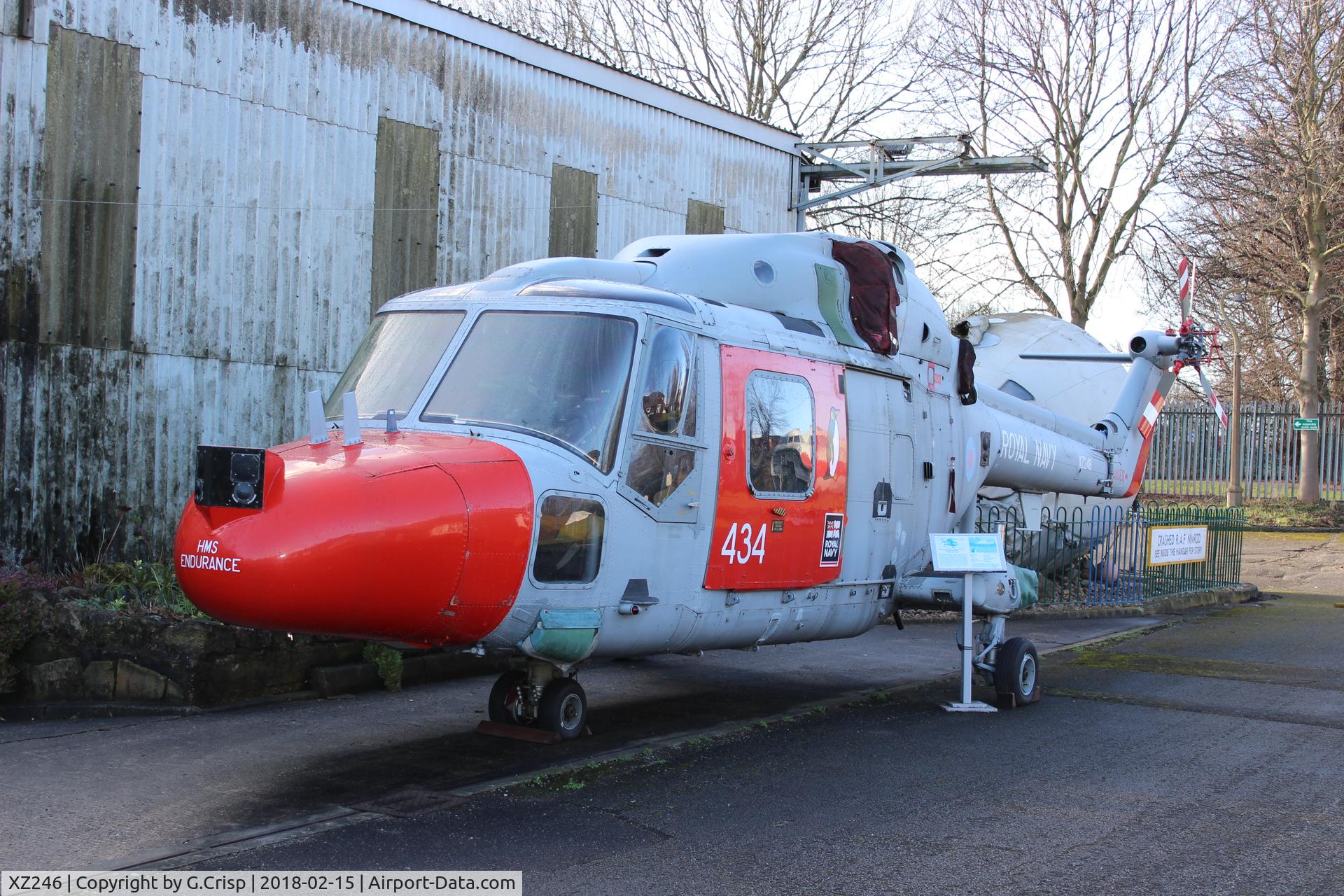XZ246, 1978 Westland Lynx HAS.3S(ICE) C/N 070, South Yorkshire Aircraft Museum, Doncaster UK