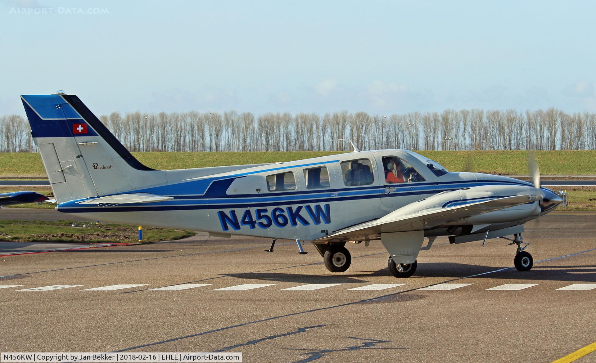 N456KW, 1982 Beech 58P Baron C/N TJ-427, Lelystad Airport