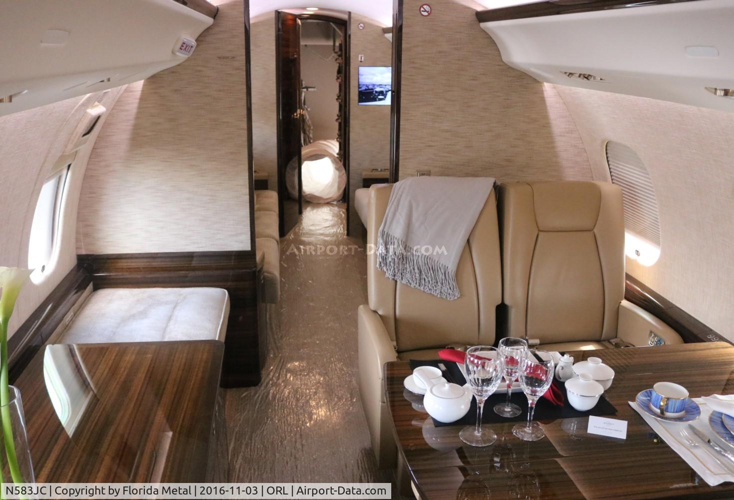 N583JC, 2013 Bombardier BD-700-1A10 Global 6000 C/N 9583, Global 6000