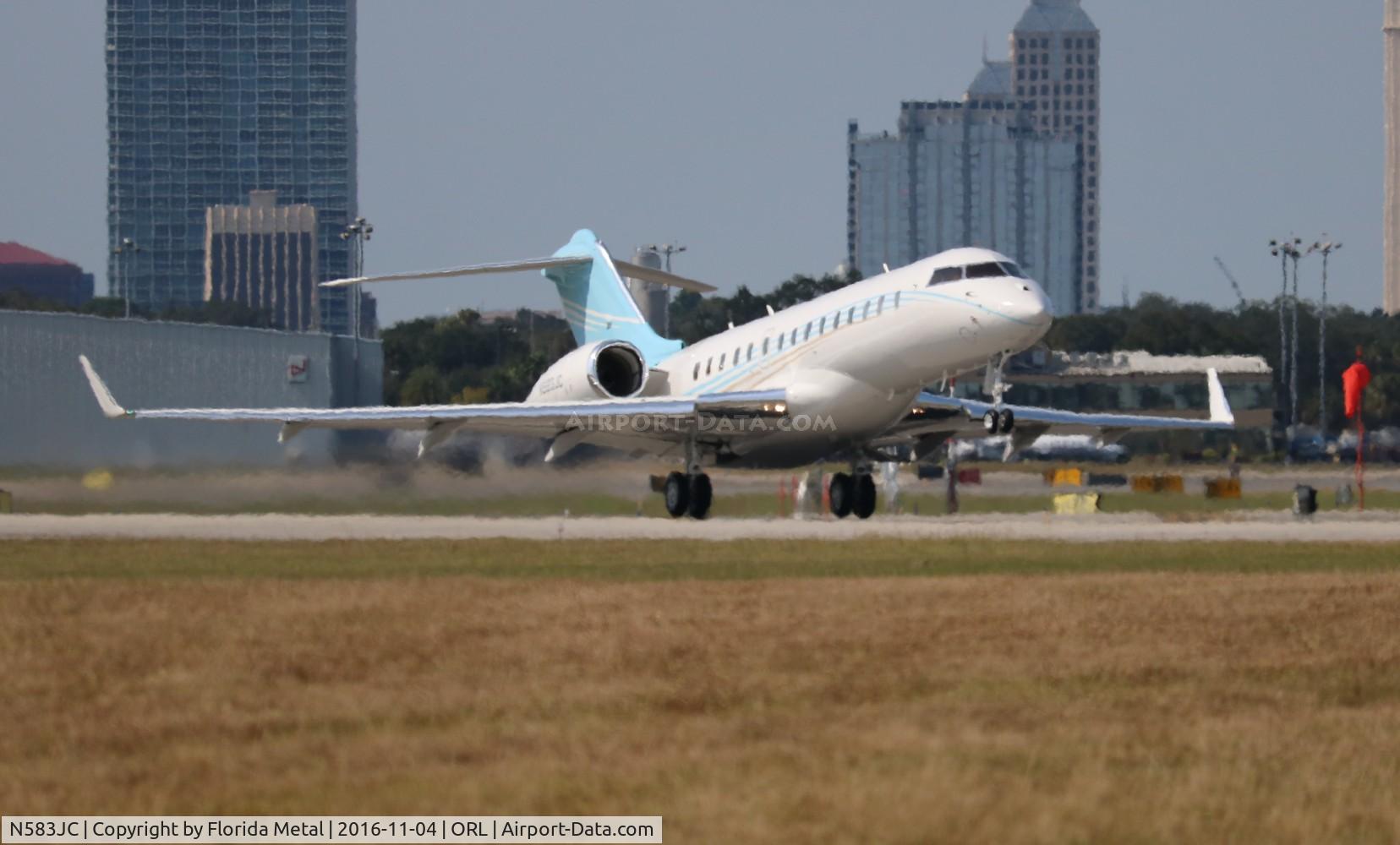 N583JC, 2013 Bombardier BD-700-1A10 Global 6000 C/N 9583, Global 6000
