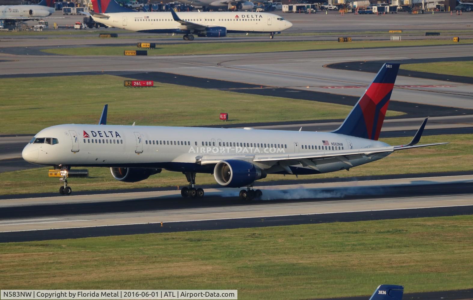 N583NW, 2002 Boeing 757-351 C/N 32983, Delta