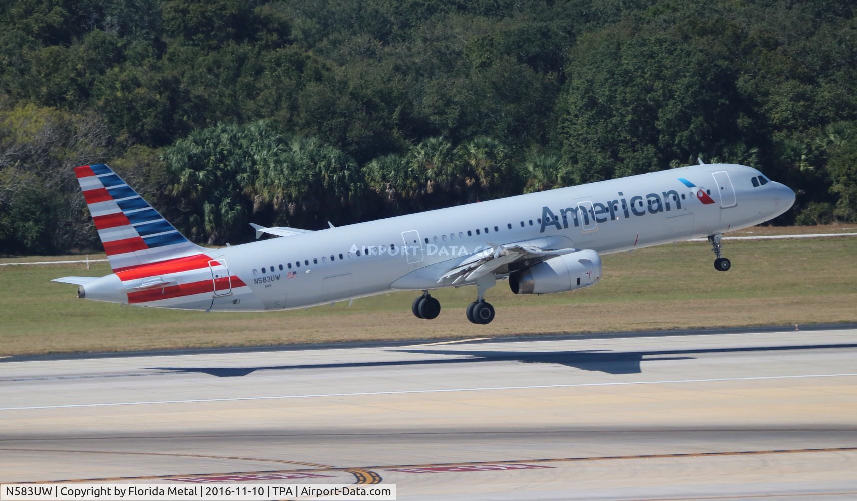 N583UW, 2014 Airbus A321-231 C/N 6181, American