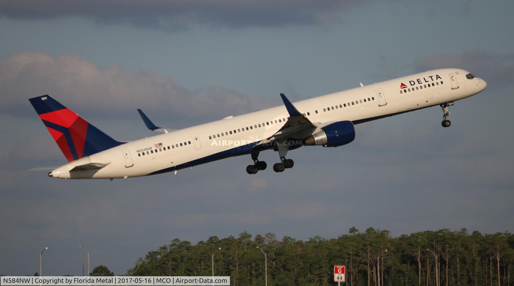 N584NW, 2002 Boeing 757-351 C/N 32984, Delta