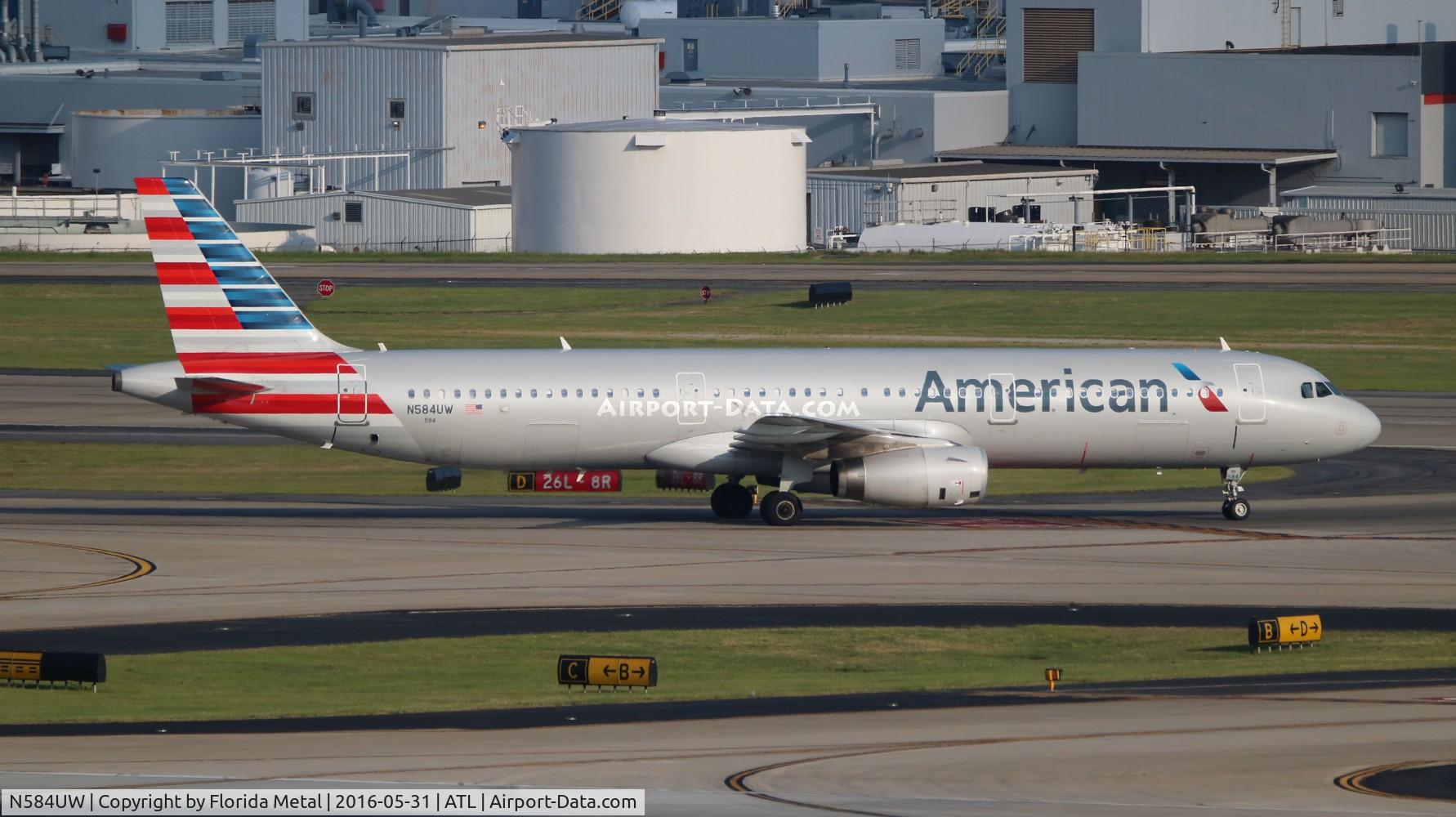 N584UW, 2014 Airbus A321-231 C/N 6194, American