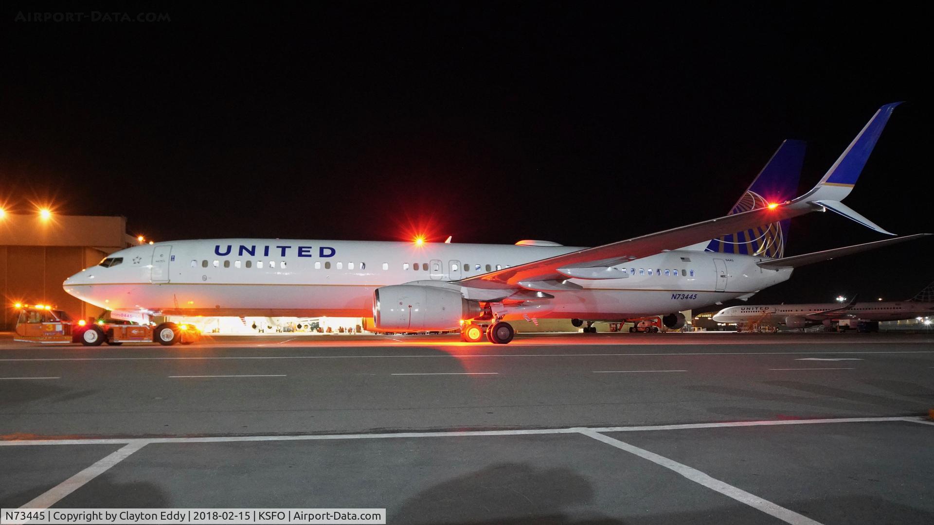 N73445, 2011 Boeing 737-924/ER C/N 40000, SFO 2018.